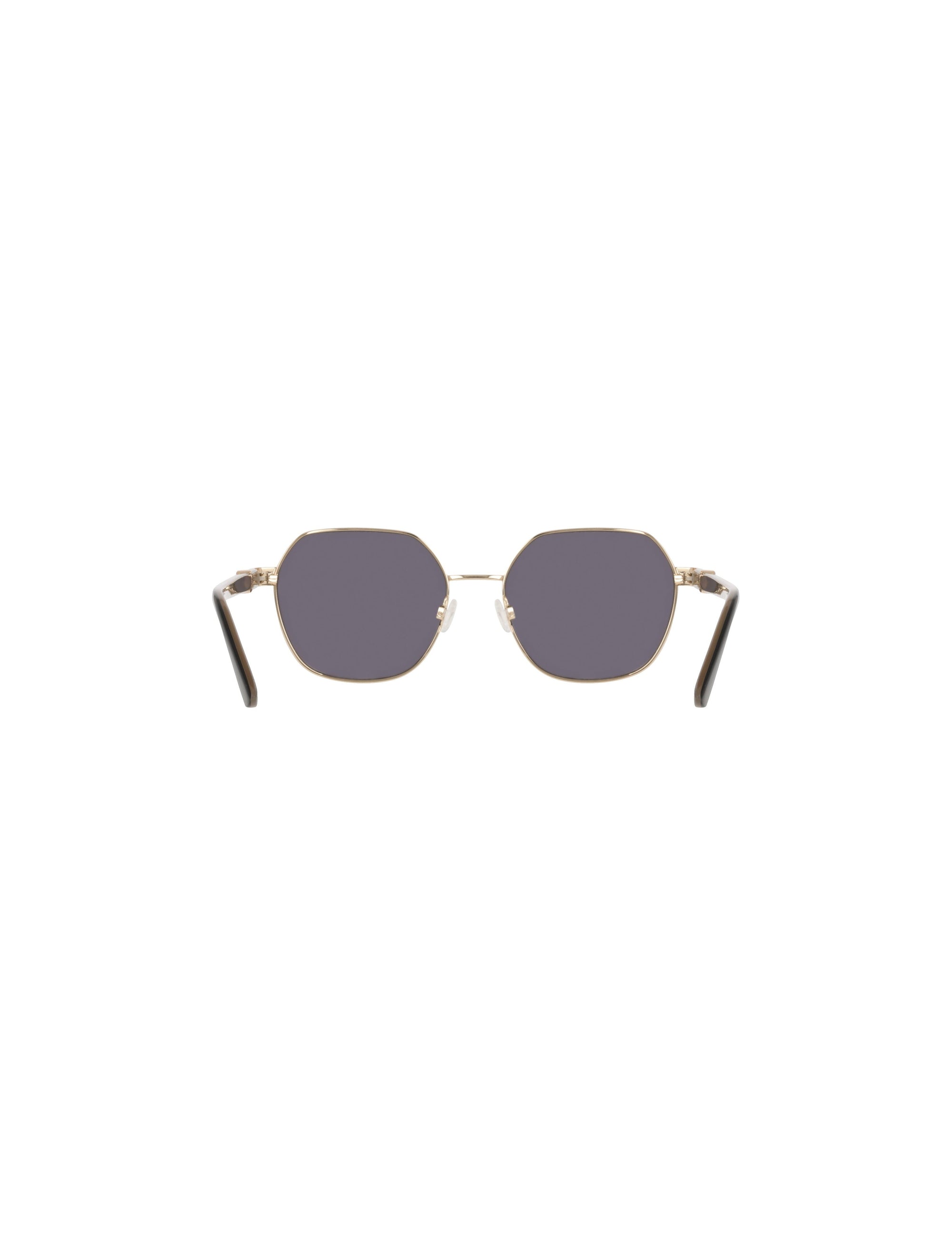 Anne Klein Two-Tone Square Metal Frame Sunglasses