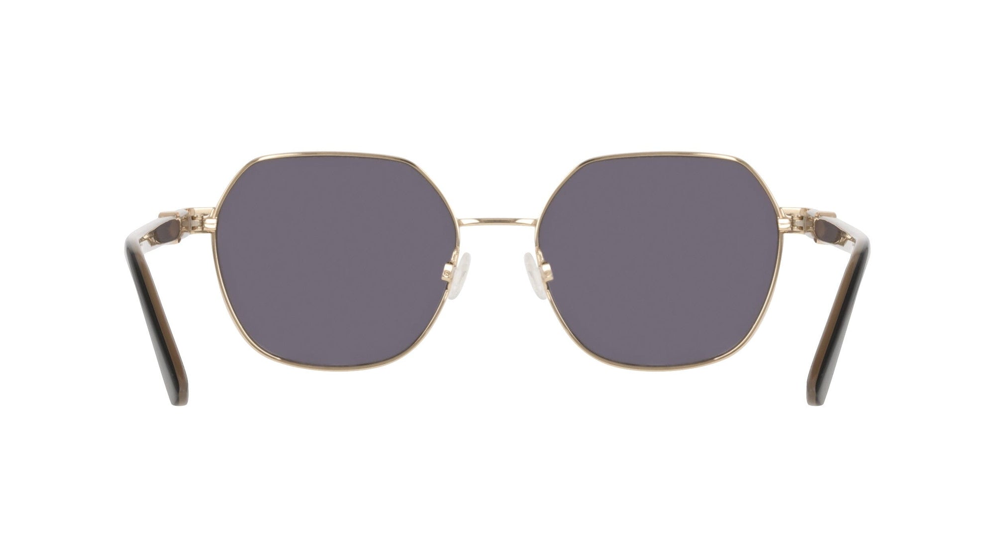 Anne Klein Two-Tone Square Metal Frame Sunglasses