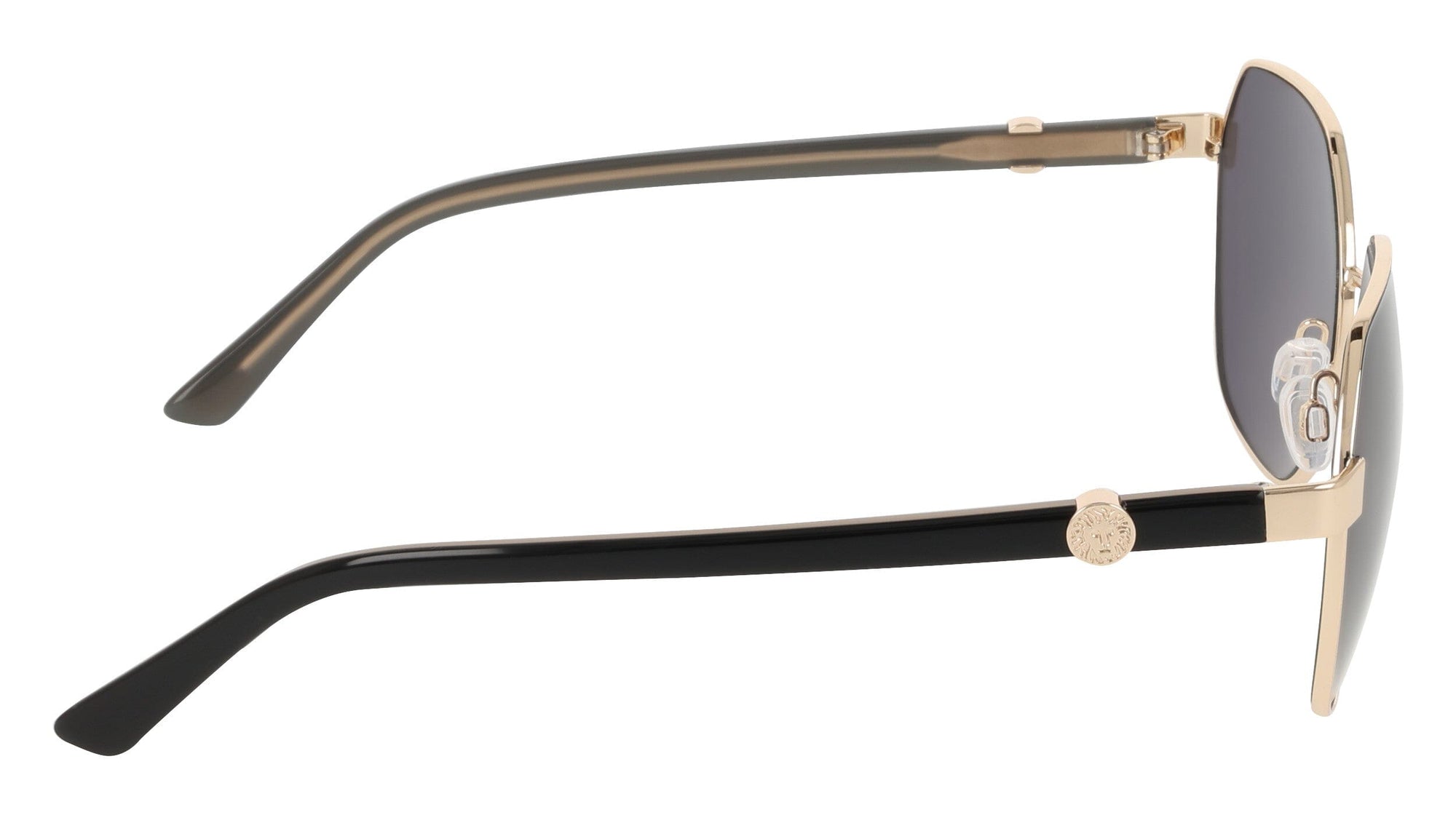 Anne Klein Two-Tone Square Metal Frame Sunglasses