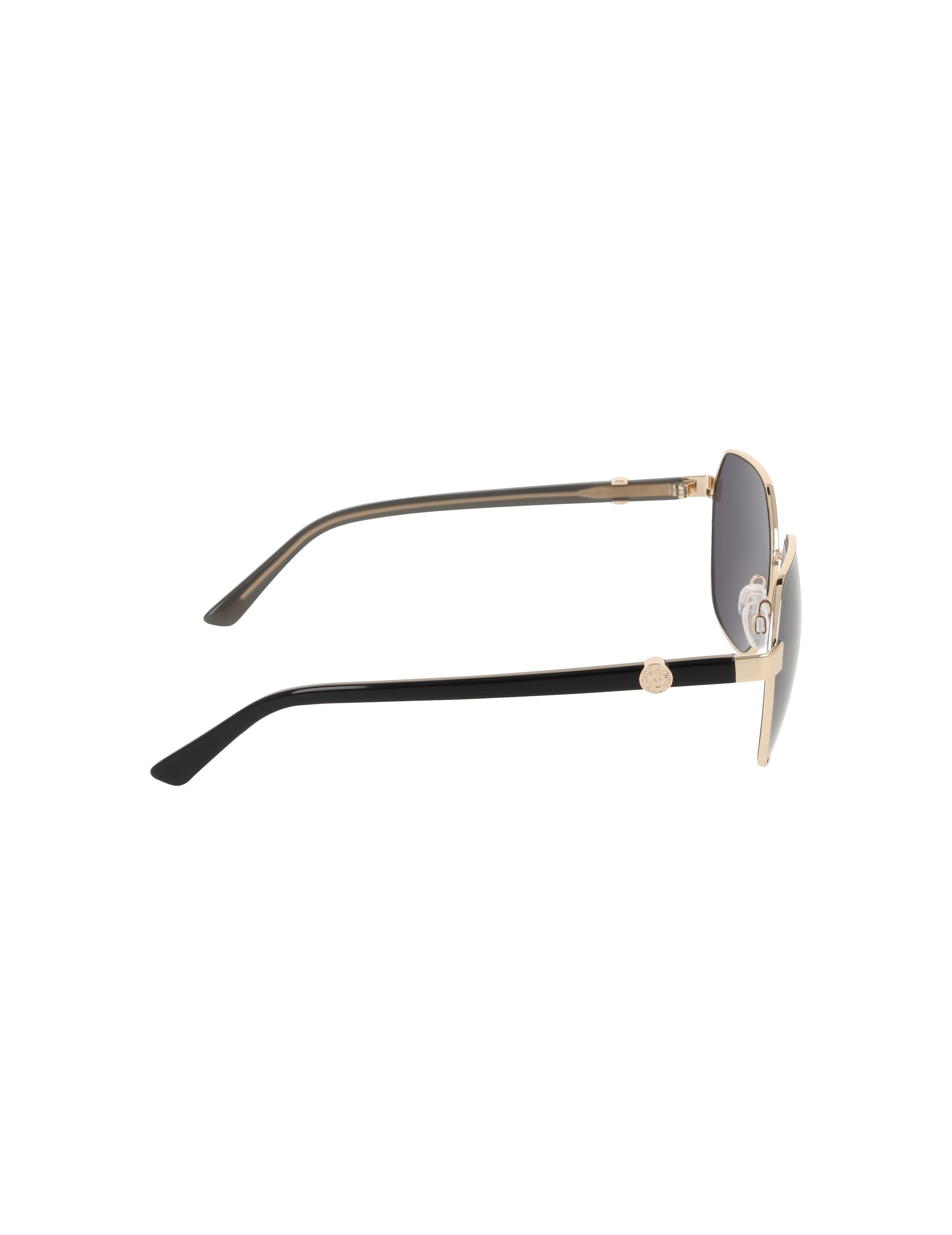 Anne Klein Two-Tone Square Metal Frame Sunglasses