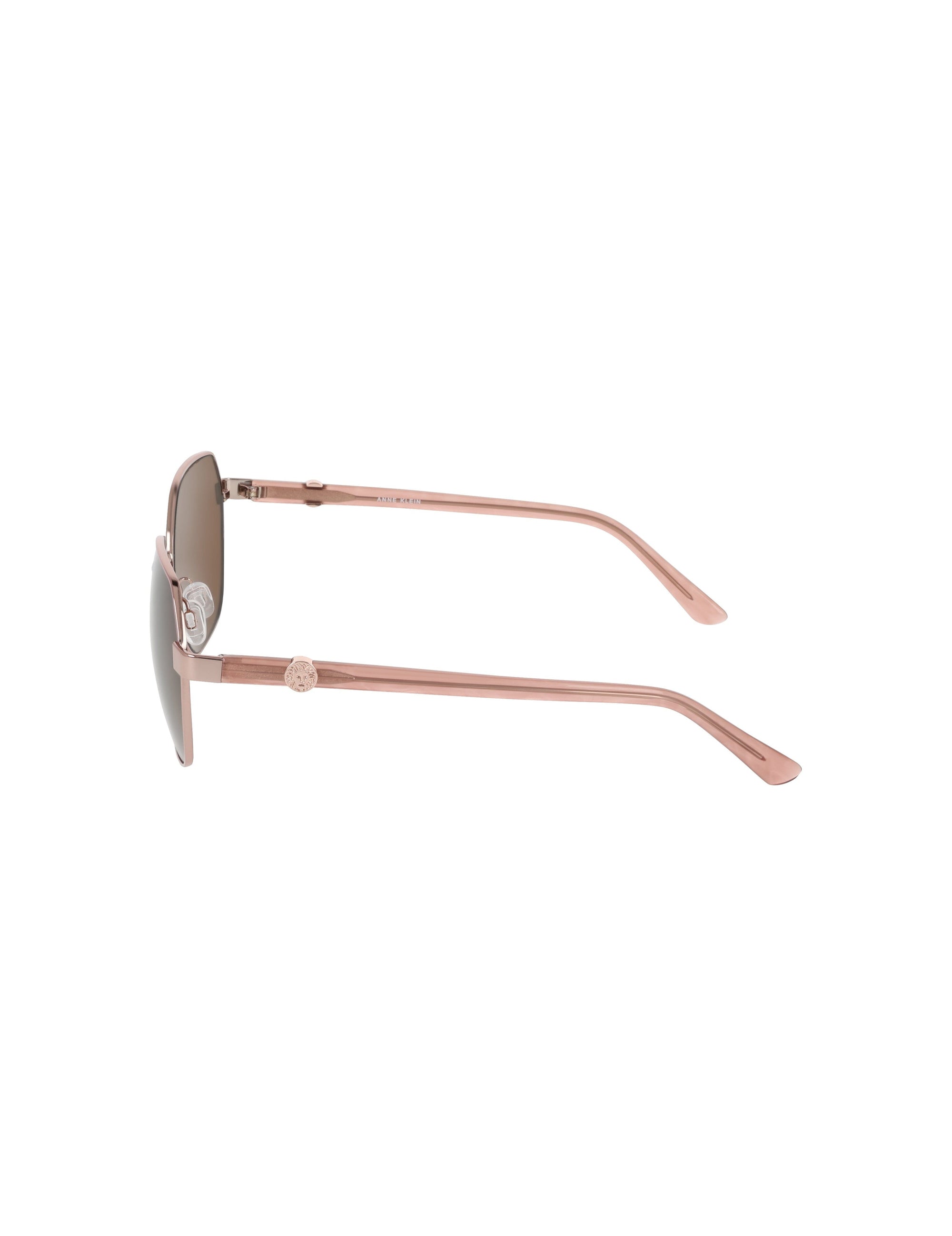 Anne Klein Two-Tone Square Metal Frame Sunglasses