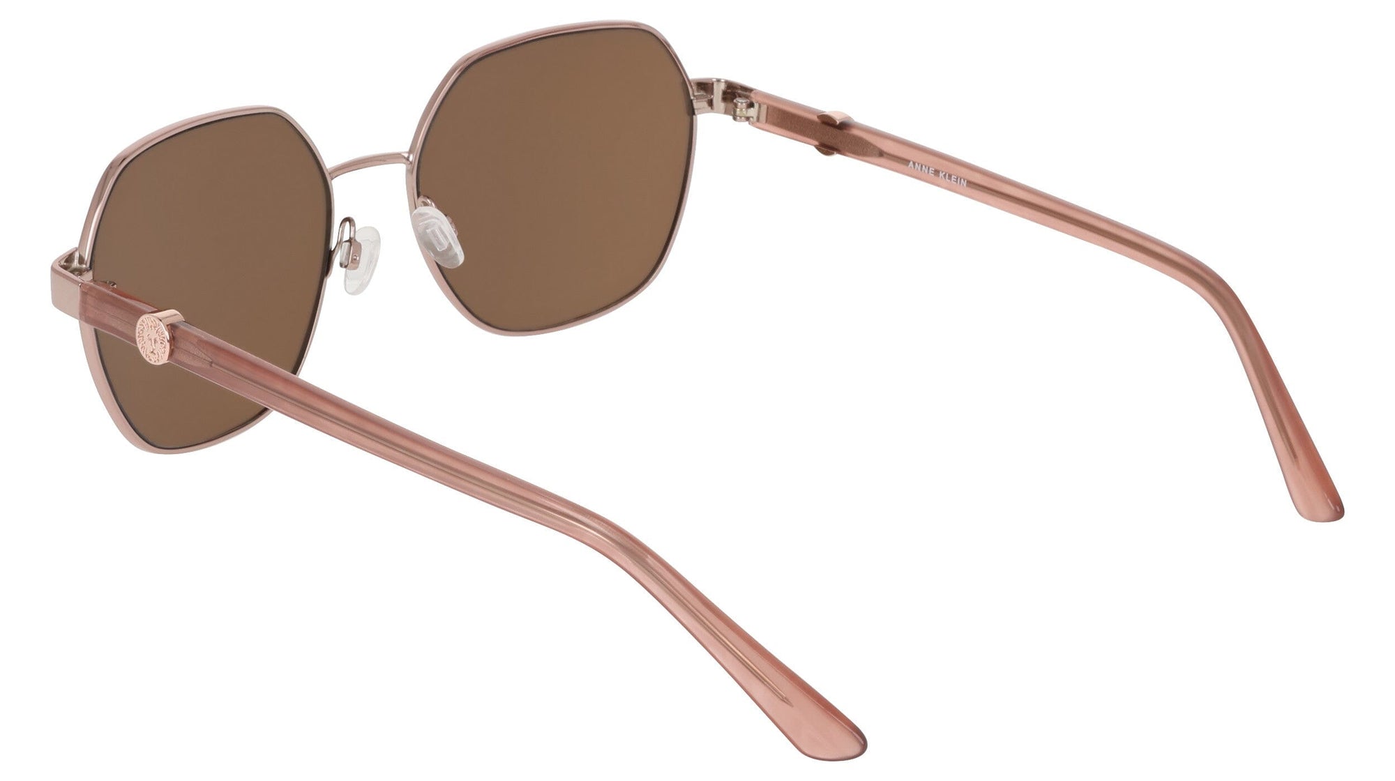 Anne Klein Two-Tone Square Metal Frame Sunglasses