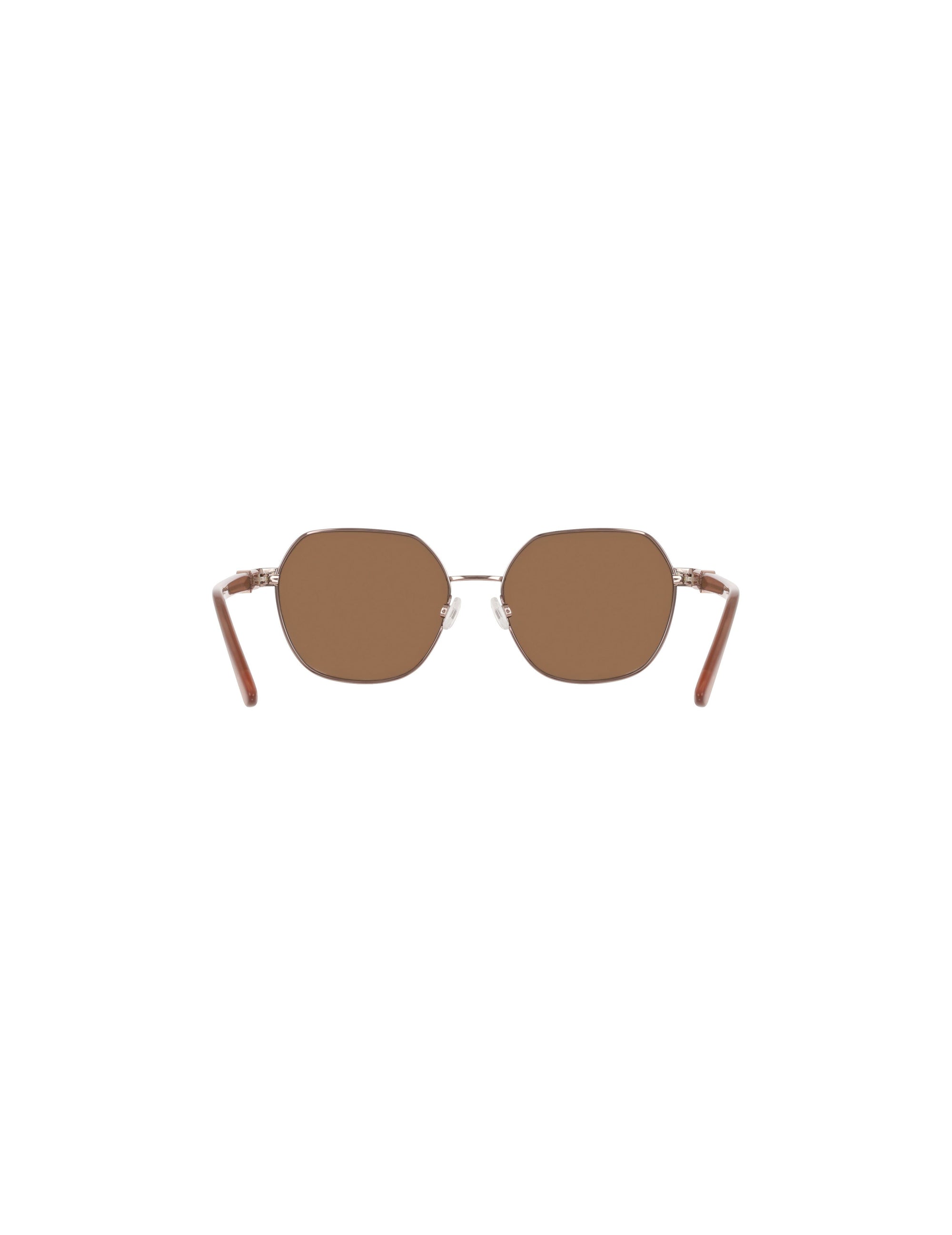 Anne Klein Two-Tone Square Metal Frame Sunglasses
