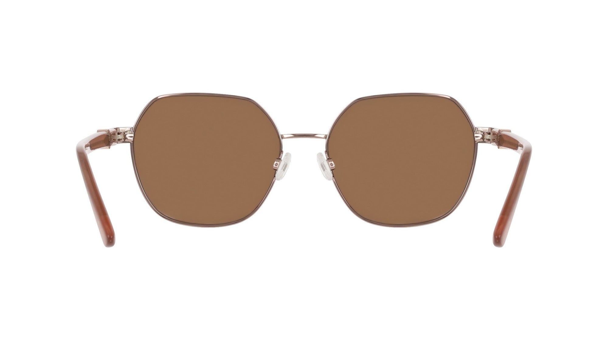 Anne Klein Two-Tone Square Metal Frame Sunglasses