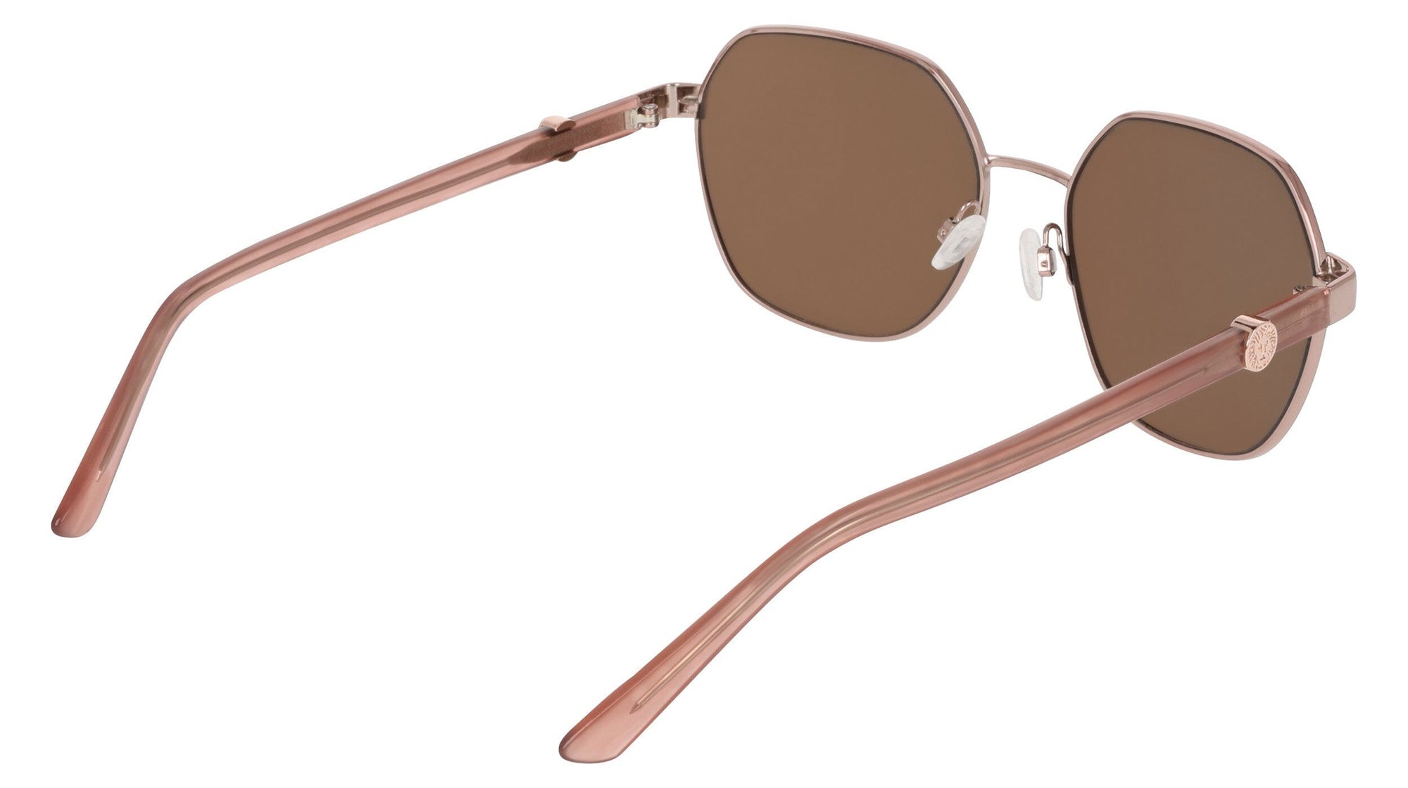 Anne Klein Two-Tone Square Metal Frame Sunglasses