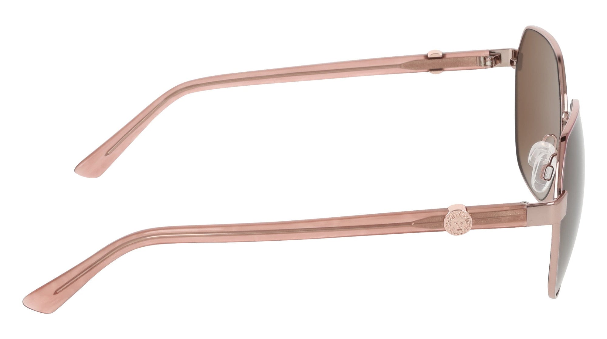 Anne Klein Two-Tone Square Metal Frame Sunglasses