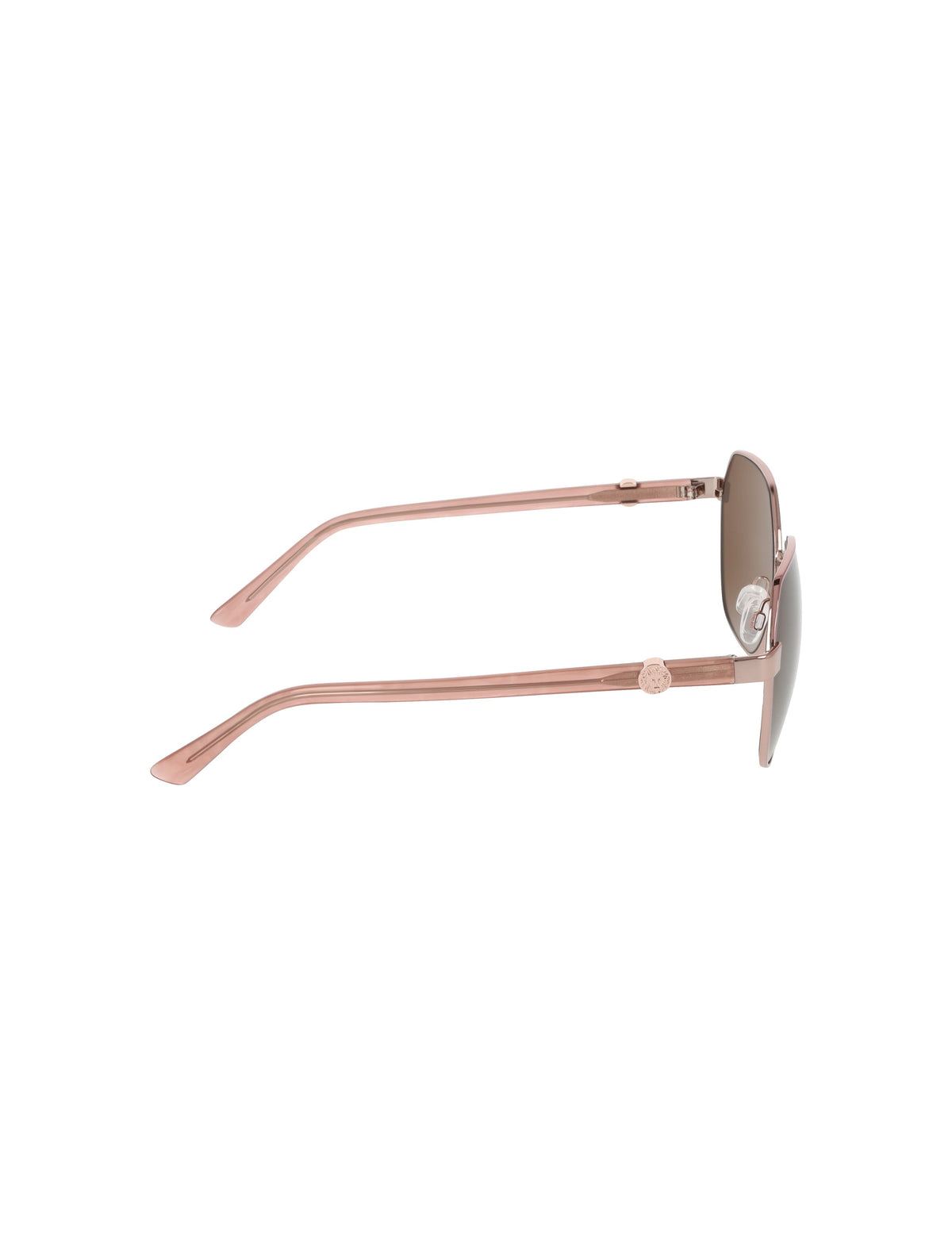 Anne Klein Two-Tone Square Metal Frame Sunglasses