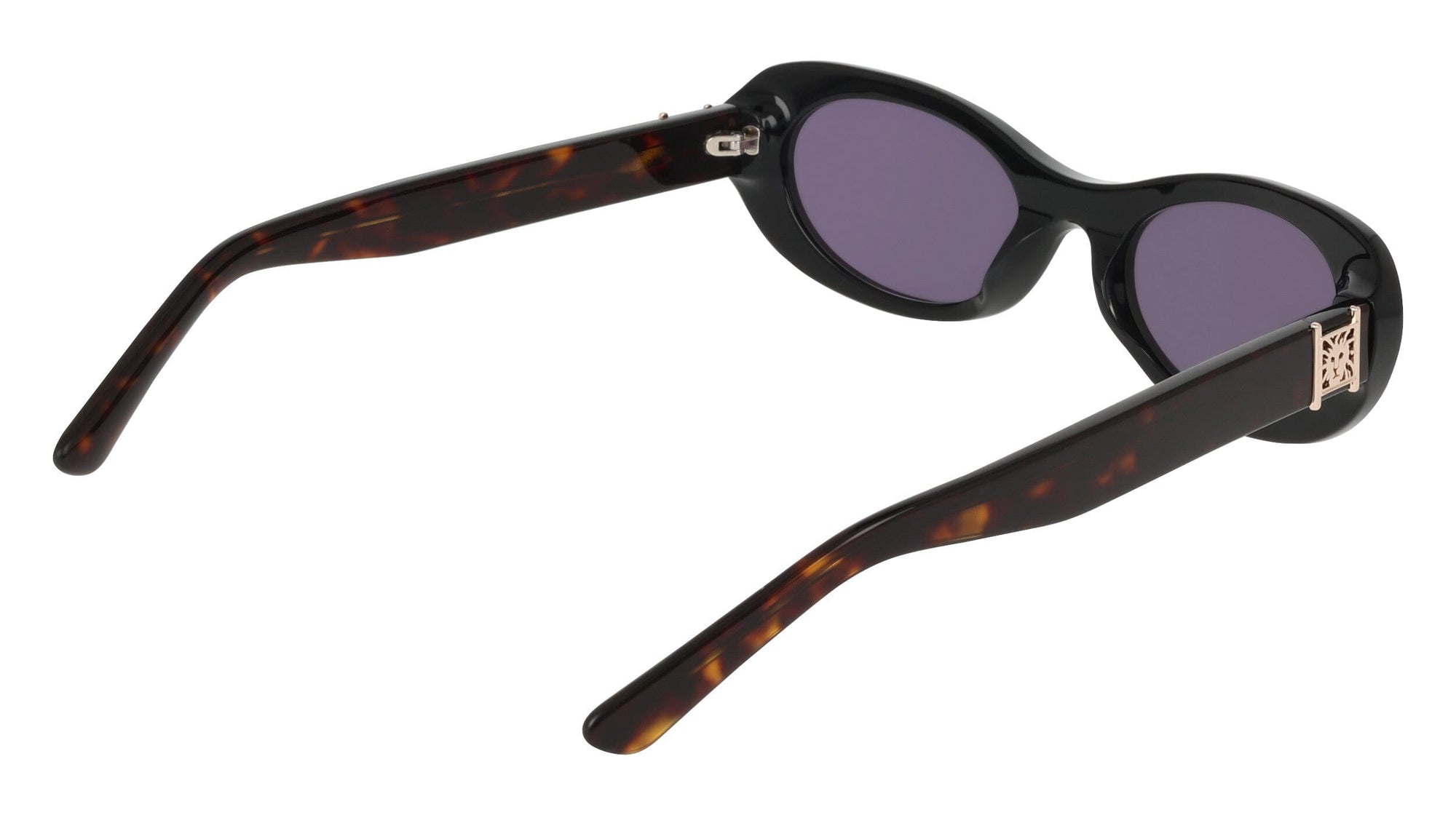 Anne Klein Modern Oval Frame Sunglasses