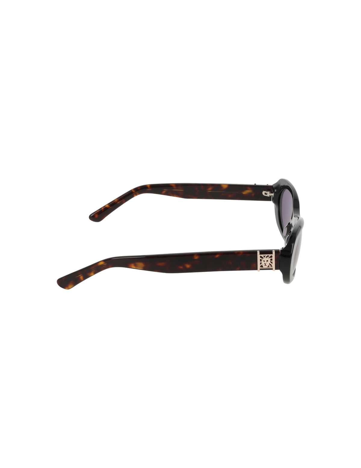 Anne Klein Modern Oval Frame Sunglasses