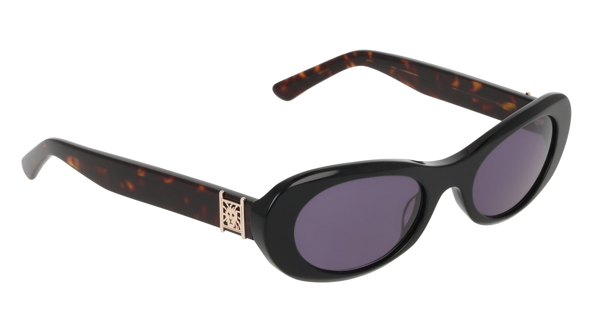 Anne Klein Modern Oval Frame Sunglasses