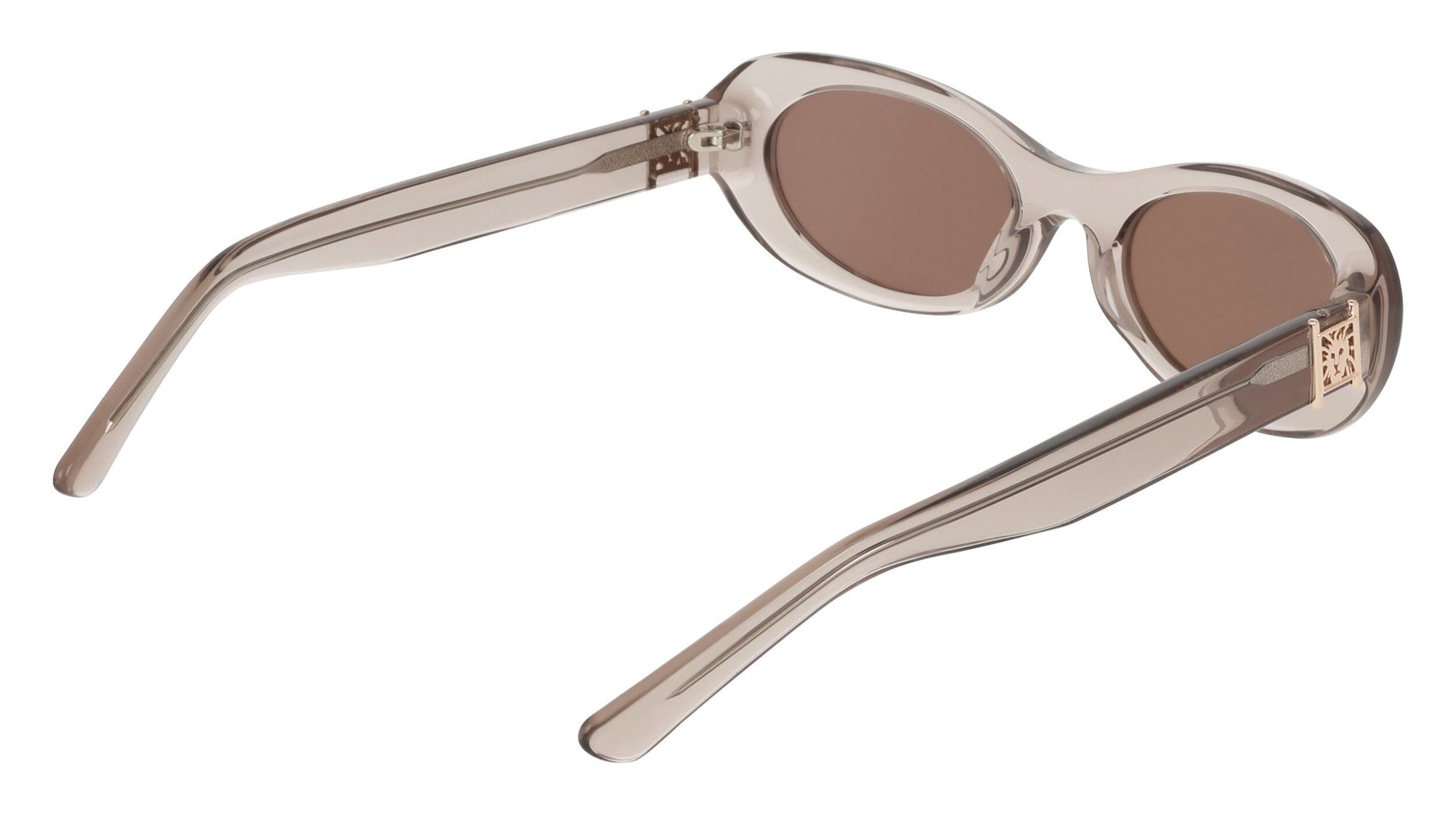 Anne Klein Modern Oval Frame Sunglasses
