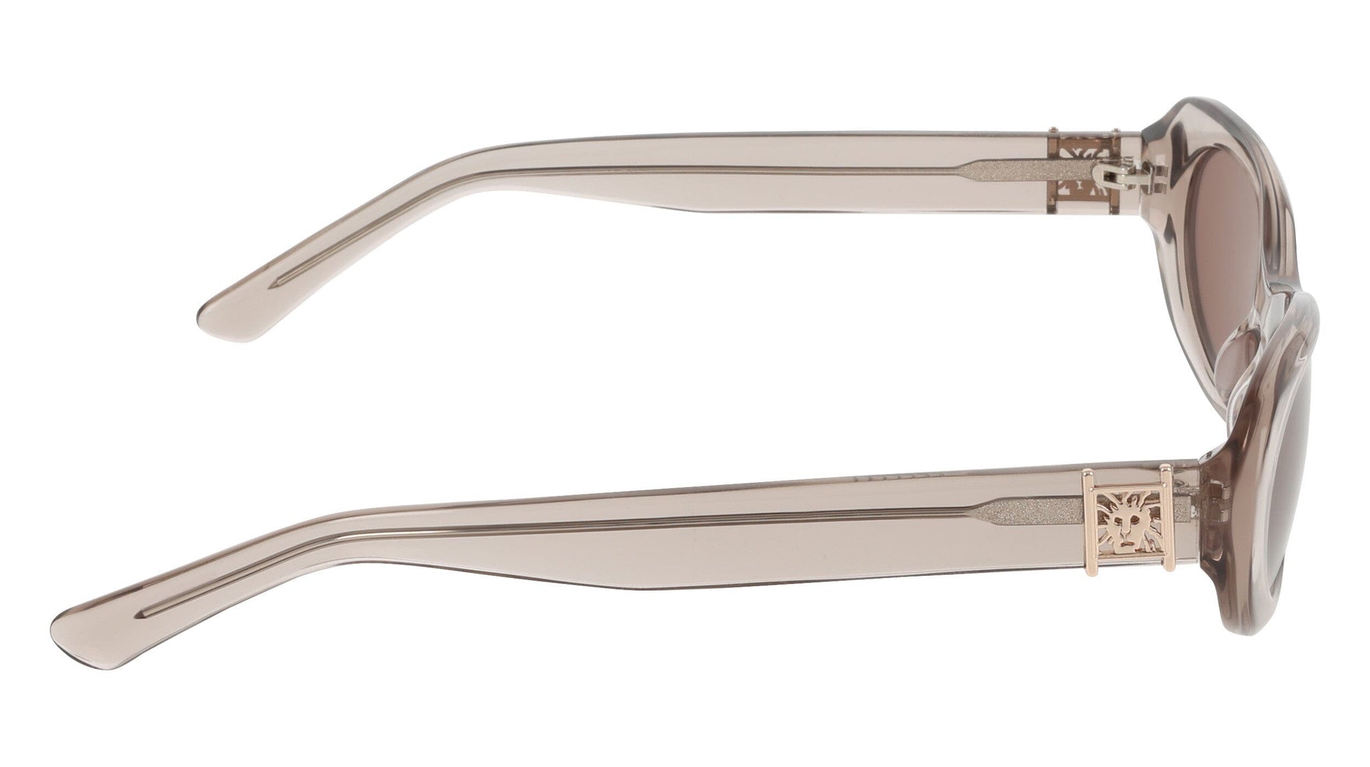 Anne Klein Modern Oval Frame Sunglasses