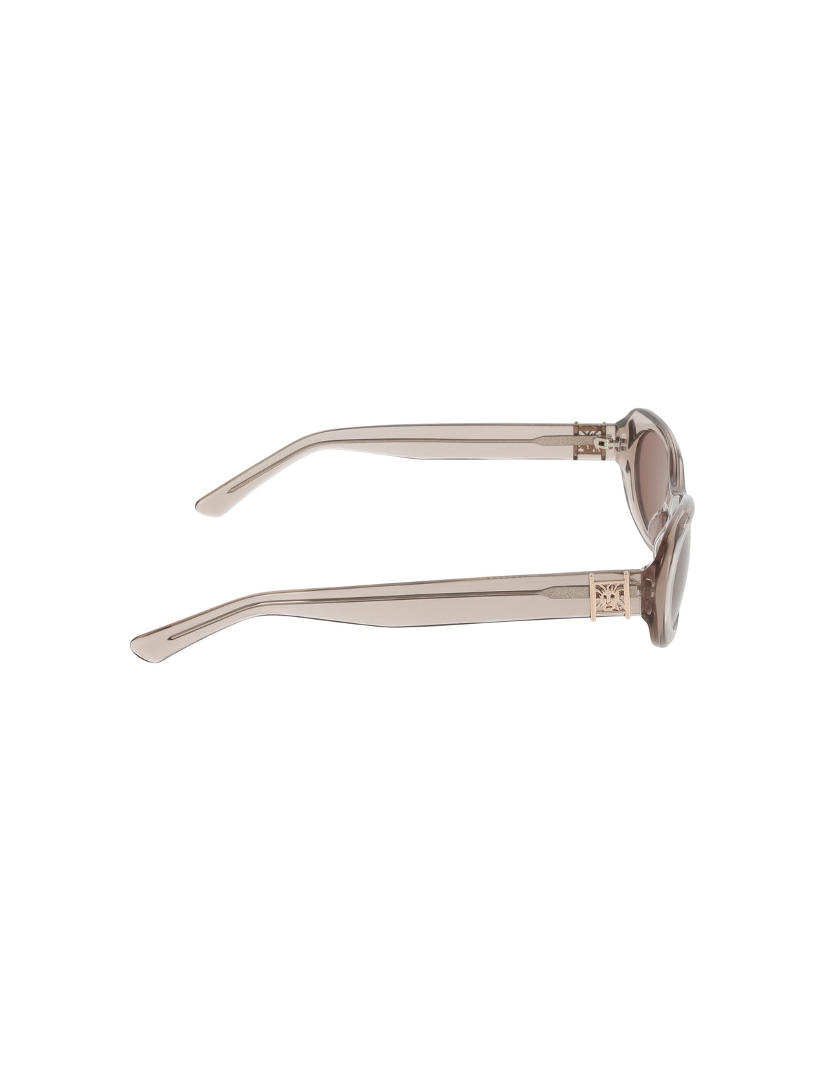 Anne Klein Modern Oval Frame Sunglasses