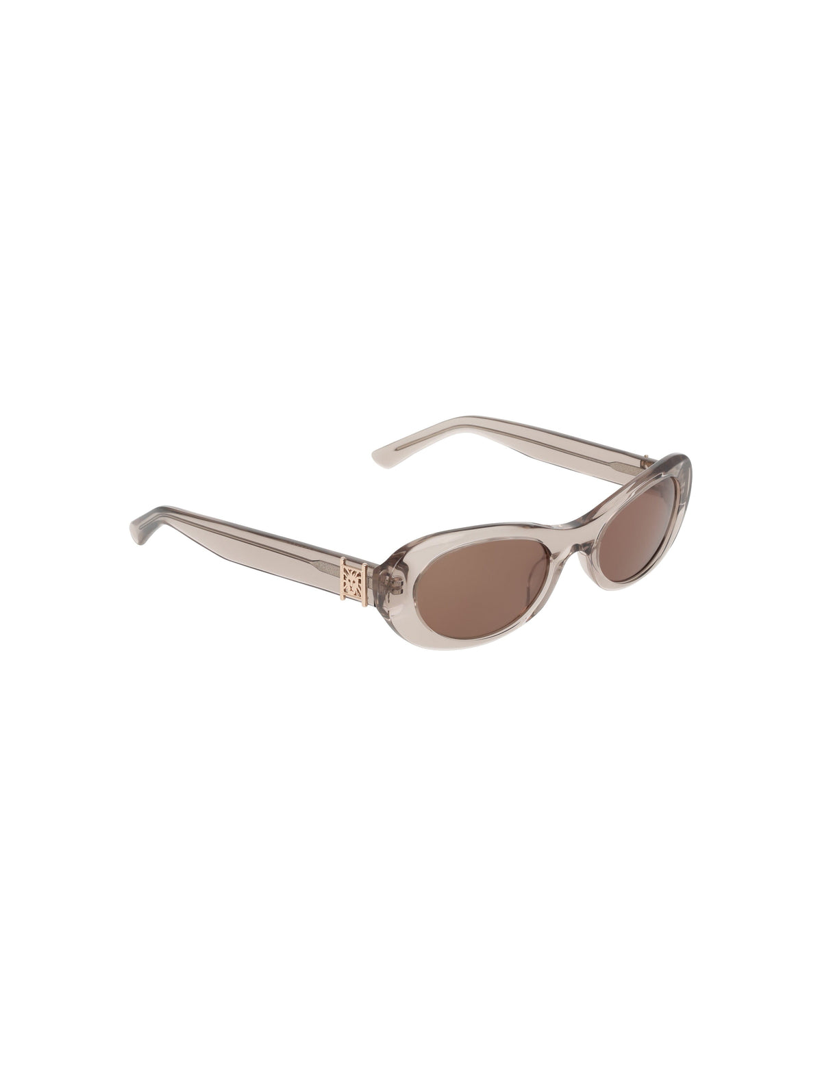 Anne Klein Modern Oval Frame Sunglasses