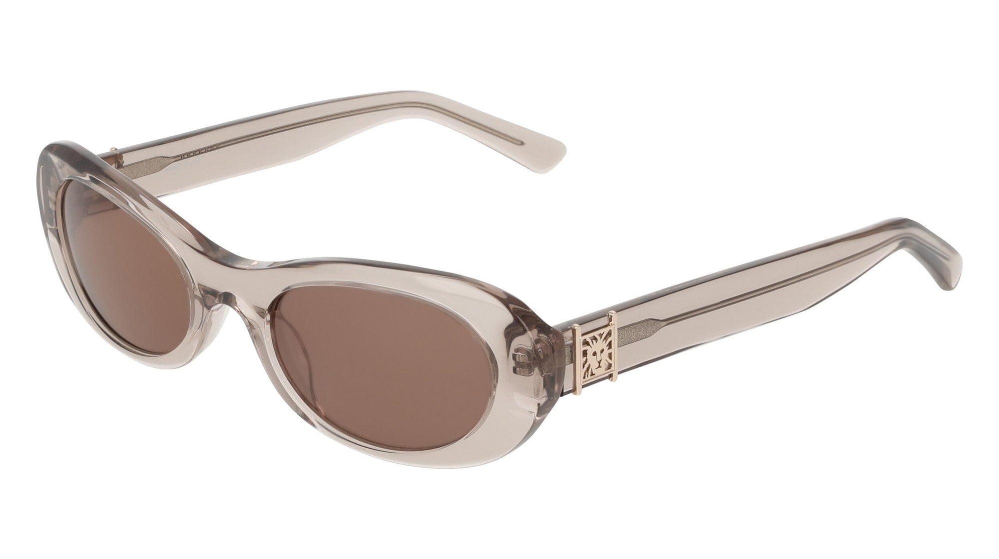 Anne Klein Modern Oval Frame Sunglasses