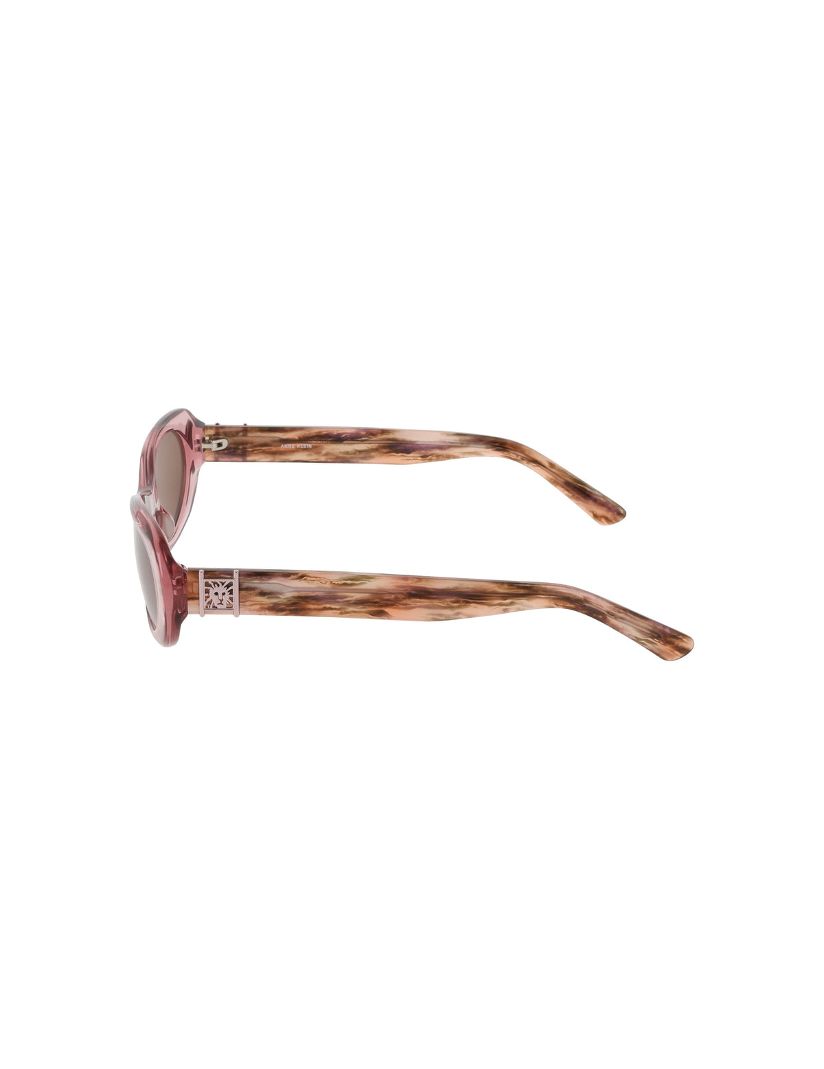 Anne Klein Modern Oval Frame Sunglasses