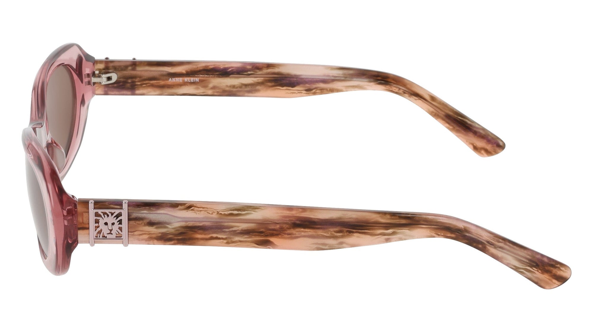 Anne Klein Modern Oval Frame Sunglasses