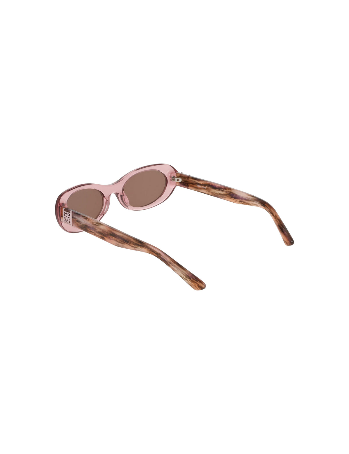 Anne Klein Modern Oval Frame Sunglasses