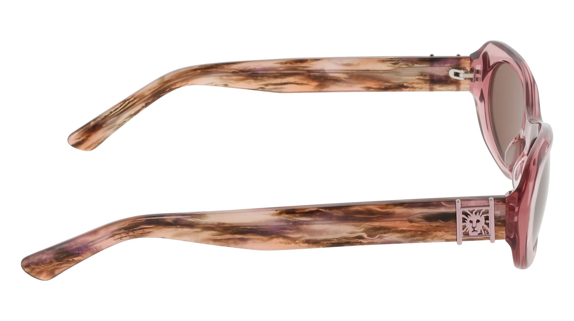 Anne Klein Modern Oval Frame Sunglasses