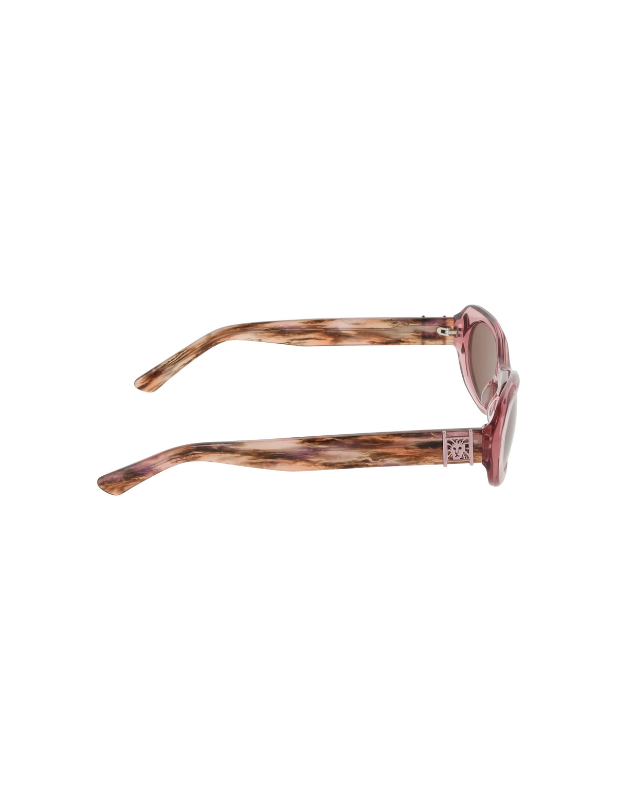 Anne Klein Modern Oval Frame Sunglasses