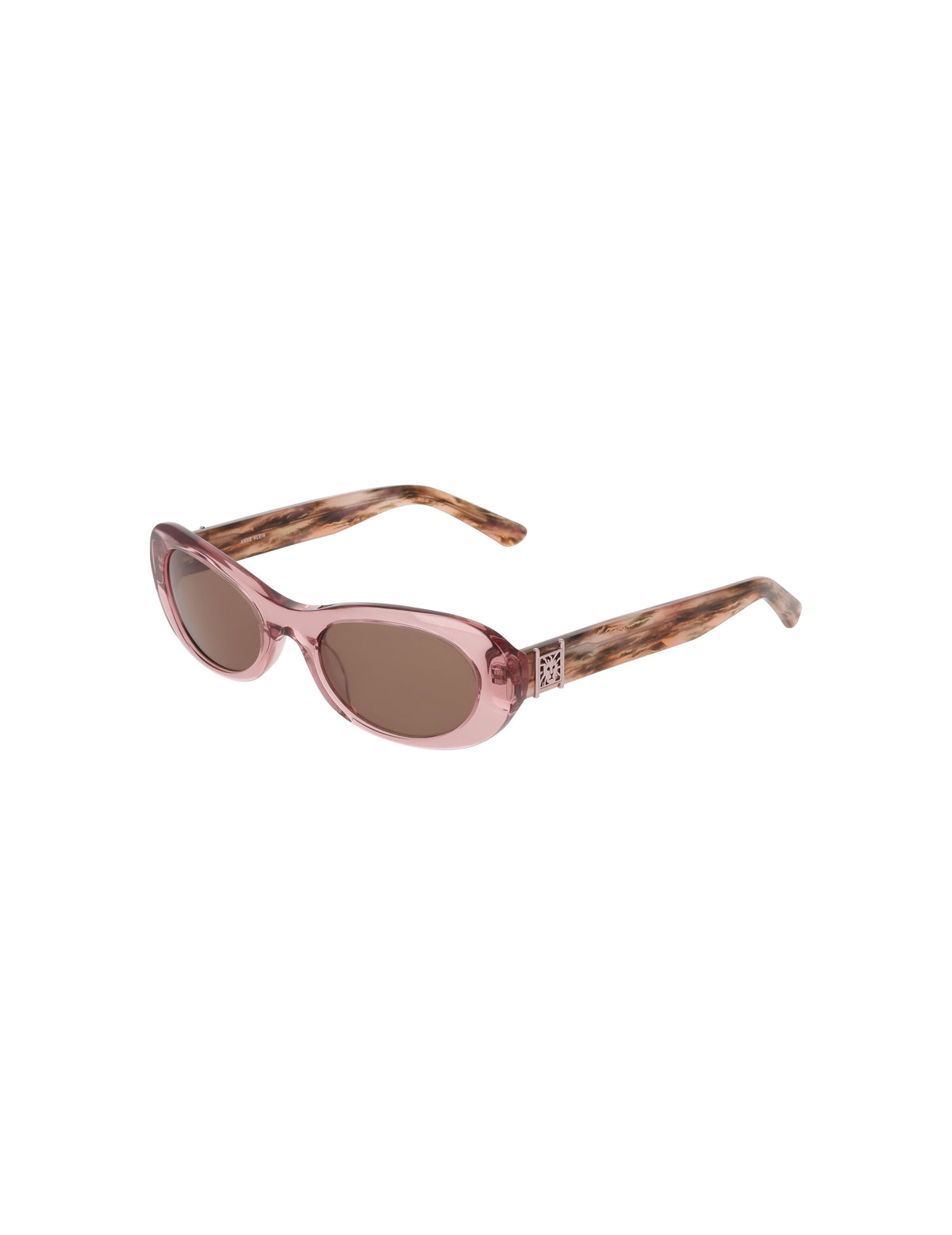 Anne Klein Modern Oval Frame Sunglasses