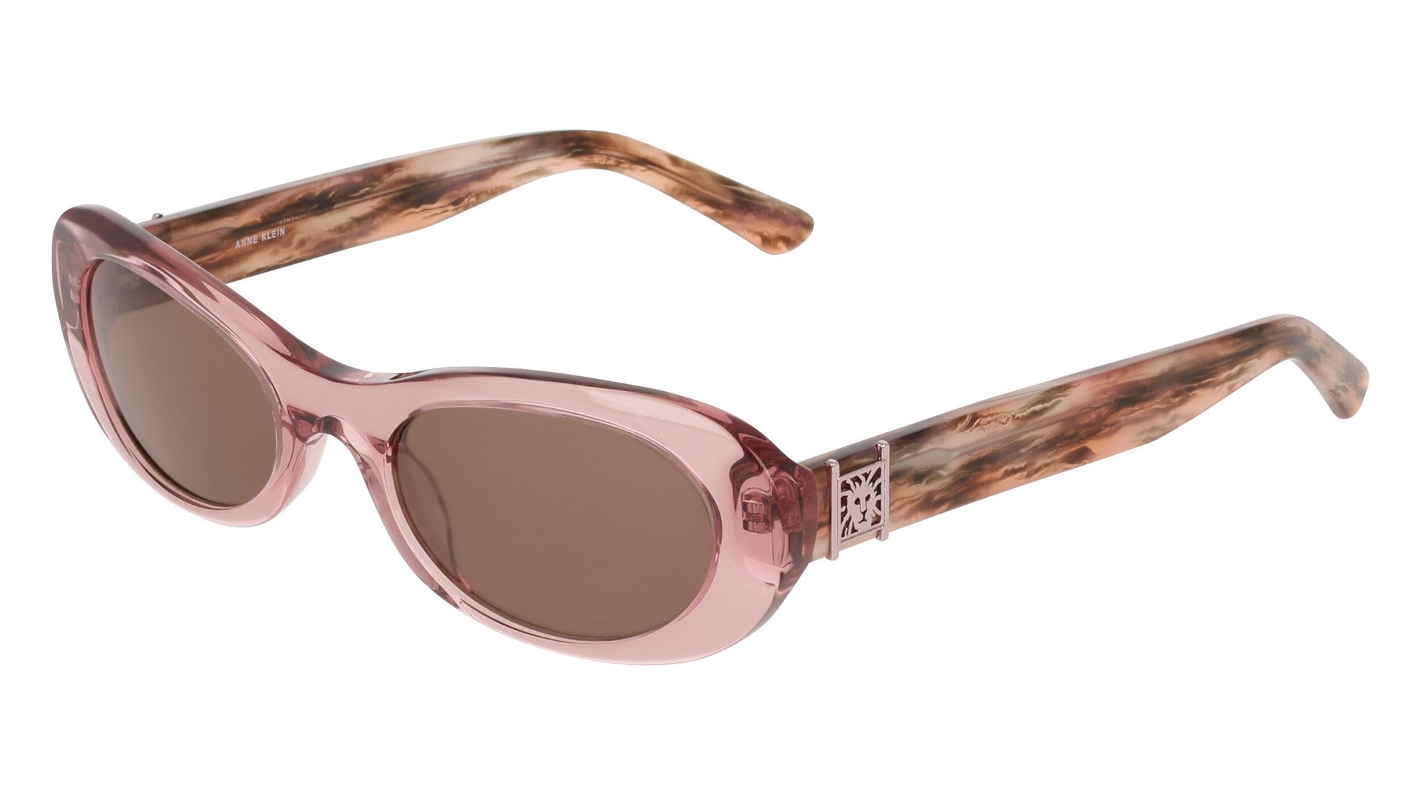 Anne Klein Modern Oval Frame Sunglasses