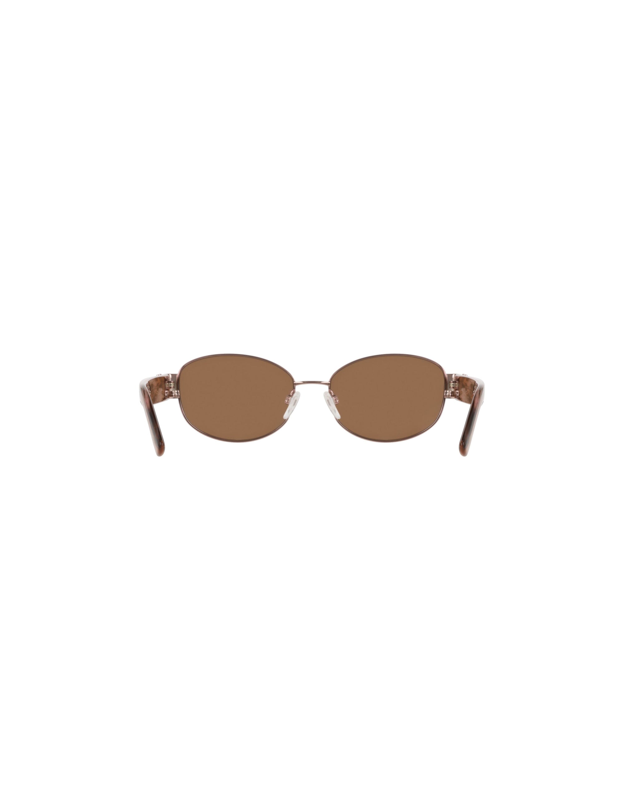 Anne Klein Oval Metal Frame Sunglasses