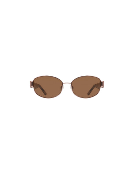 Oval Metal Frame Sunglasses | Anne Klein