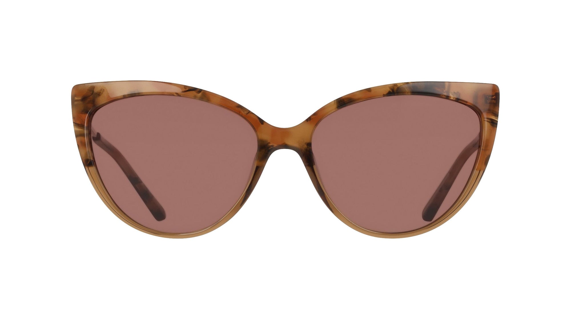Anne Klein MOCHA GRADIENT Classic Cat-Eye Combo Sunglasses