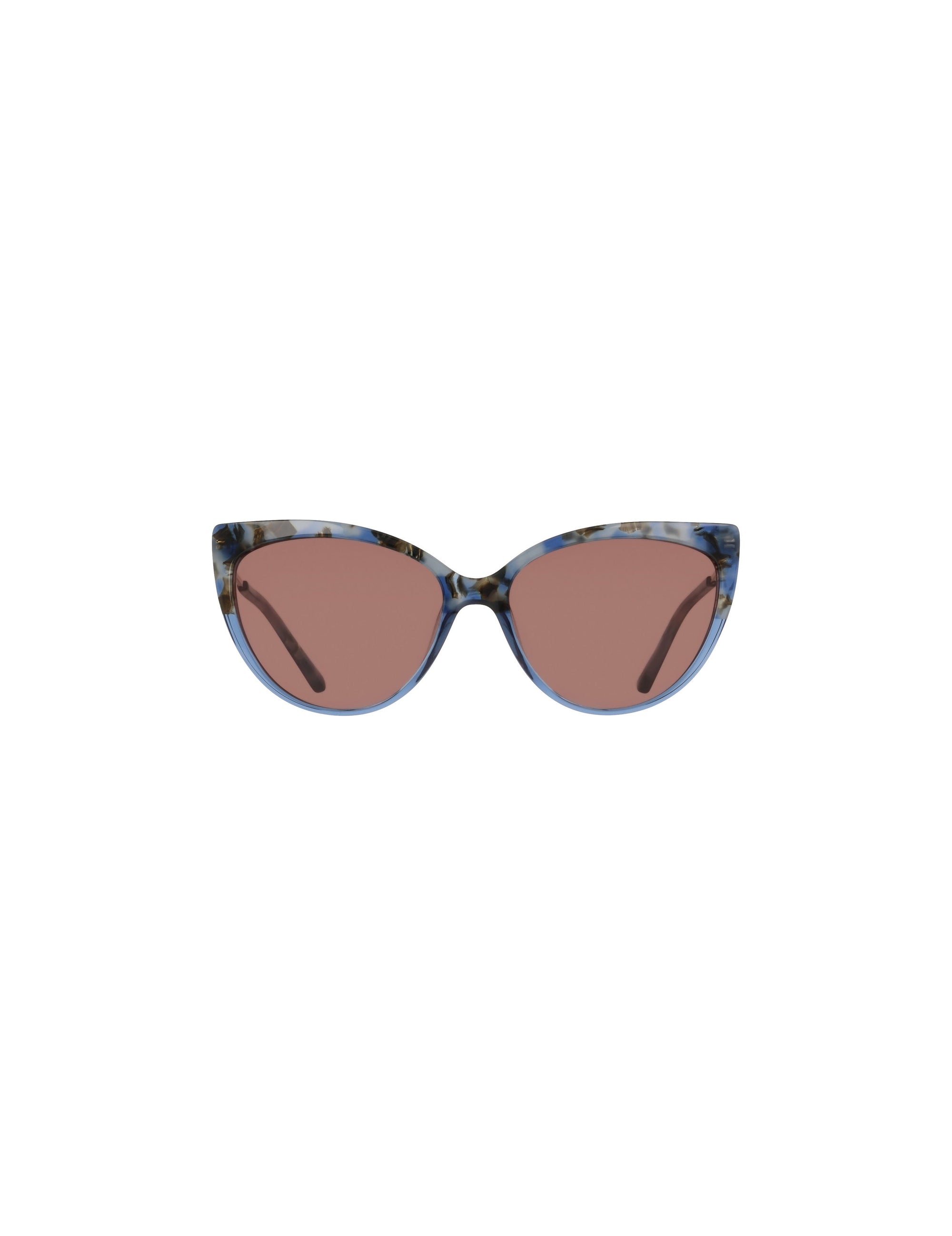 Anne Klein BLUE GRADIENT Classic Cat-Eye Combo Sunglasses