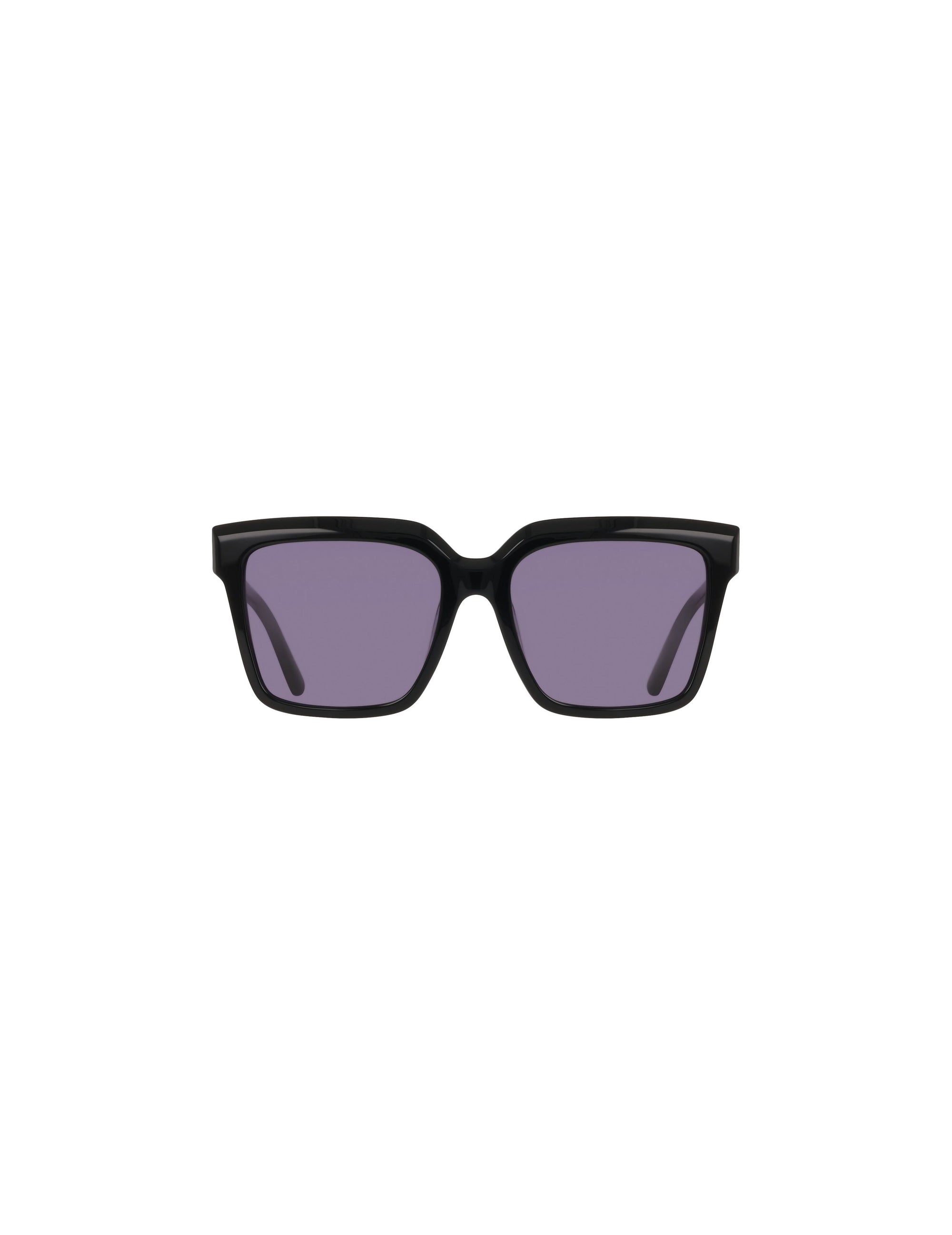 Anne Klein BLACK Square Acetate Sunglasses