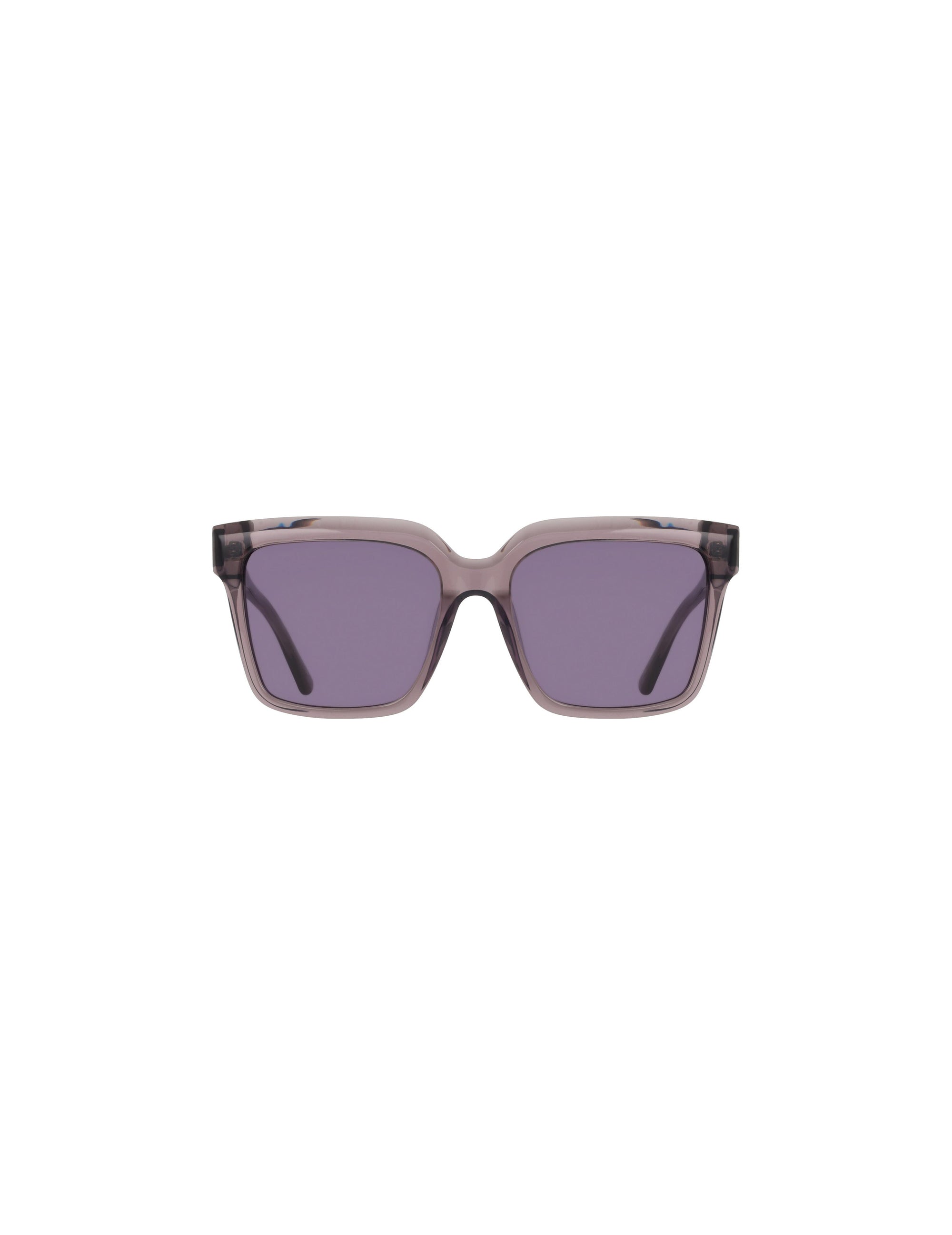 Anne Klein LILAC CRYSTAL Square Acetate Sunglasses