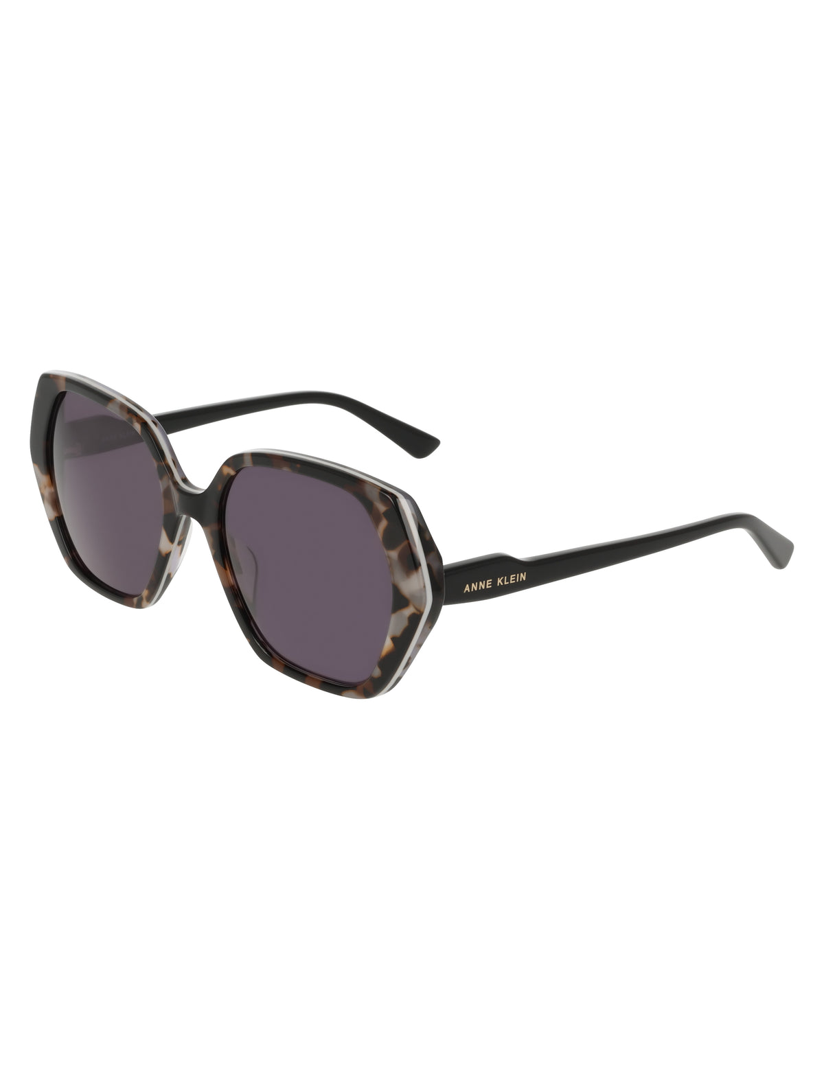 Geometric Tortoise Color-Block Sunglasses