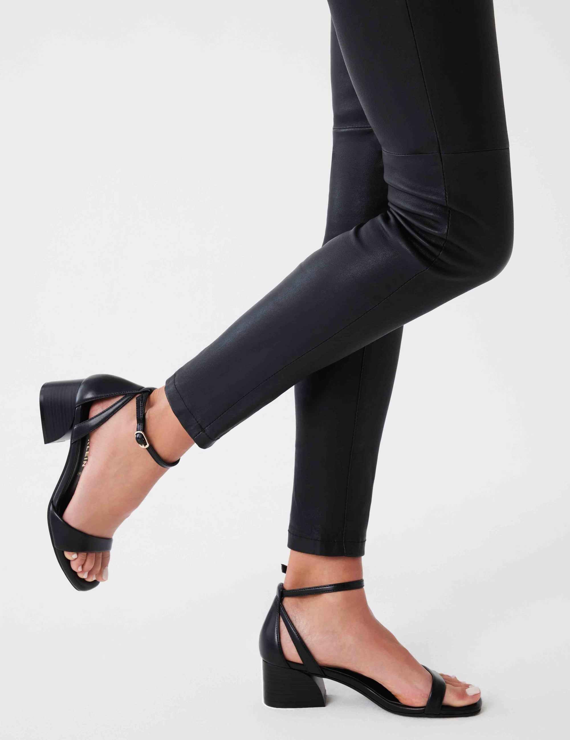 black sandals for dresses Black Block Heel Strappy Dress Sandals