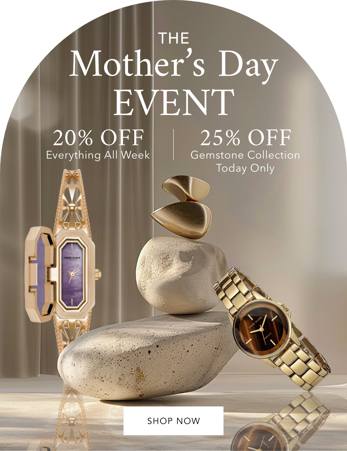 Mother's day sales event Gemstone watch collection