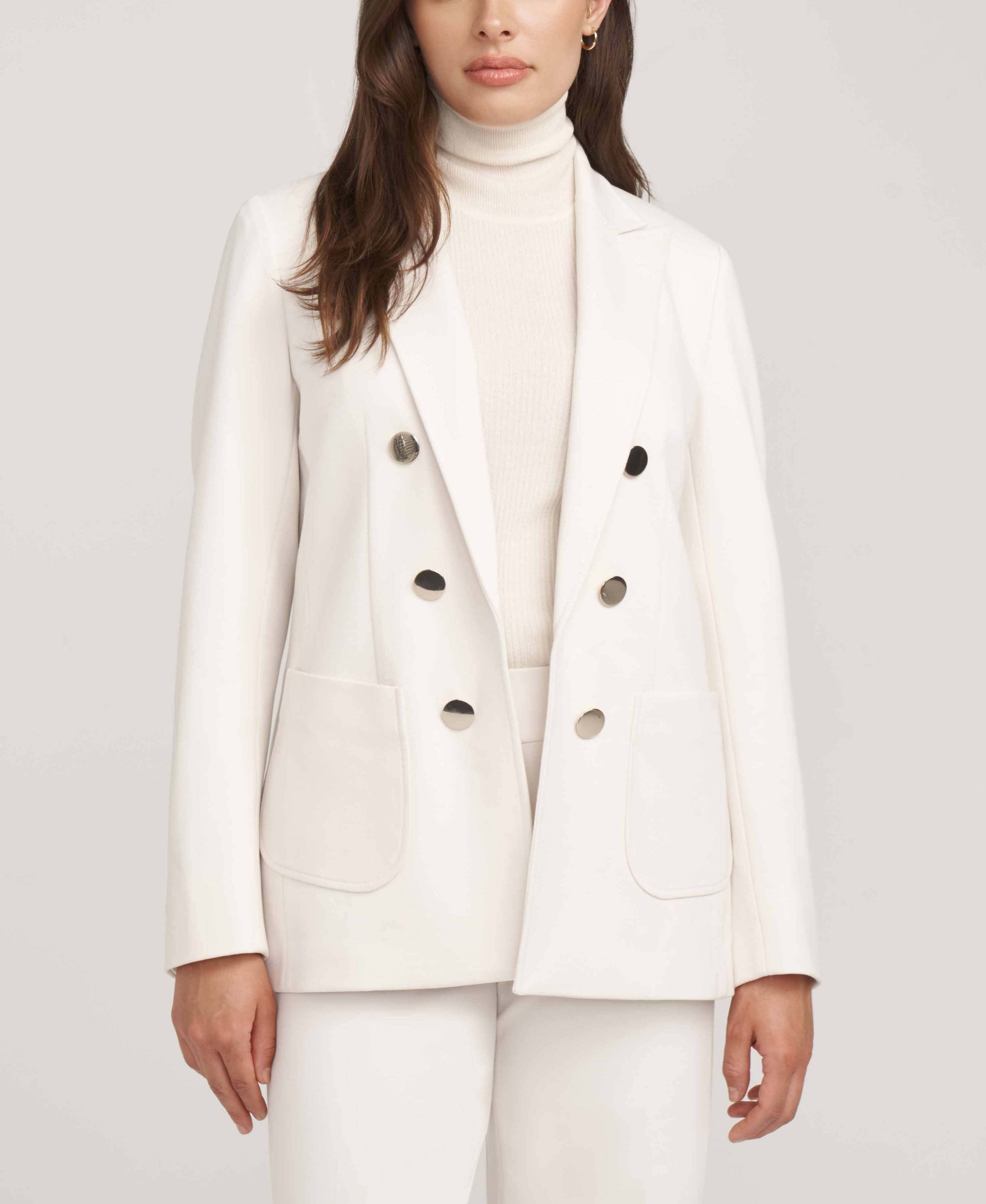 Anne klein double breasted best sale trench coat