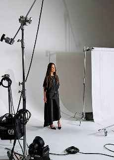 Behind the scenes photograph