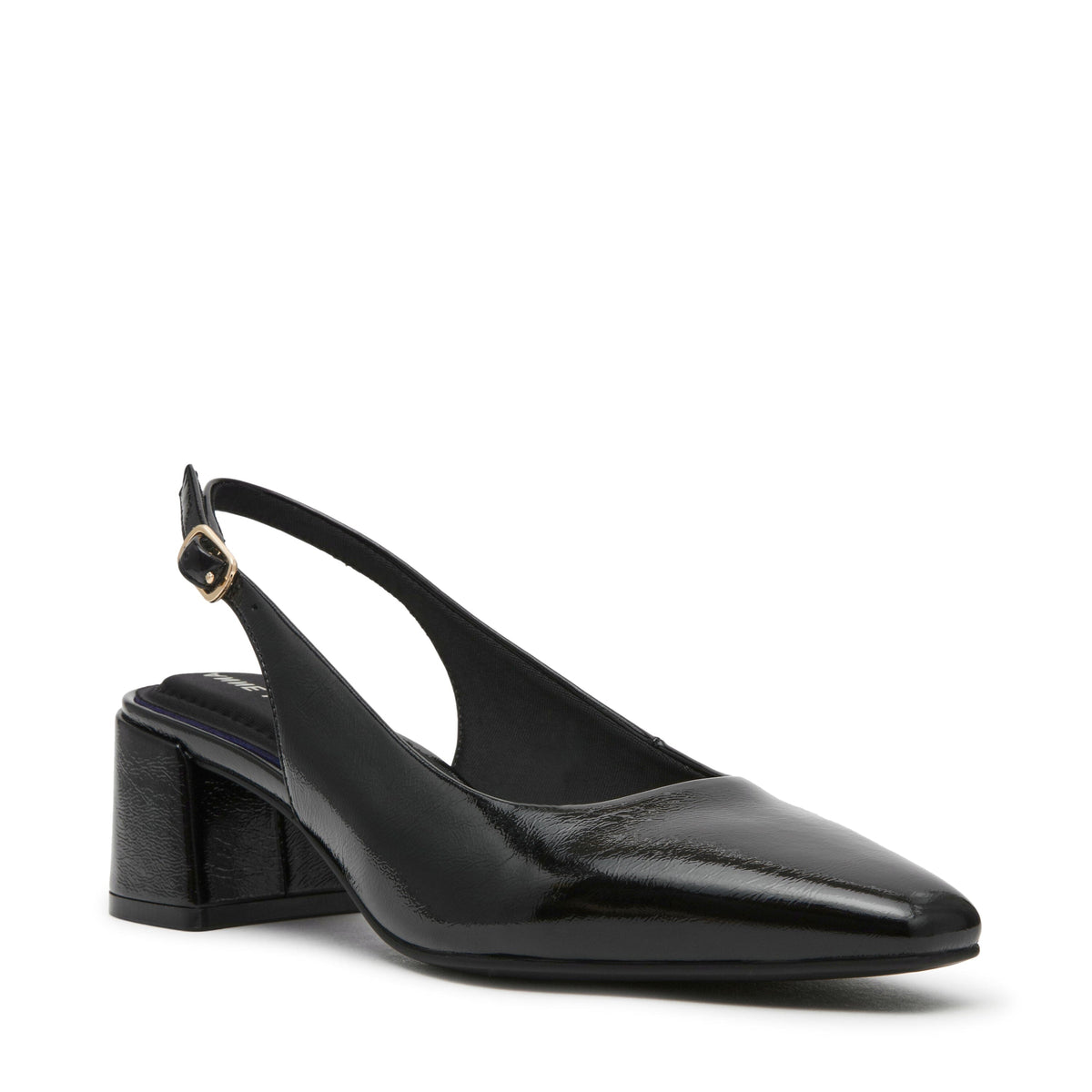 Anne Klein Black Angelic Dress Slingback Heels
