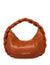 Anne Klein Saddle Convertible Crescent Shoulder Bag With Braided Trim