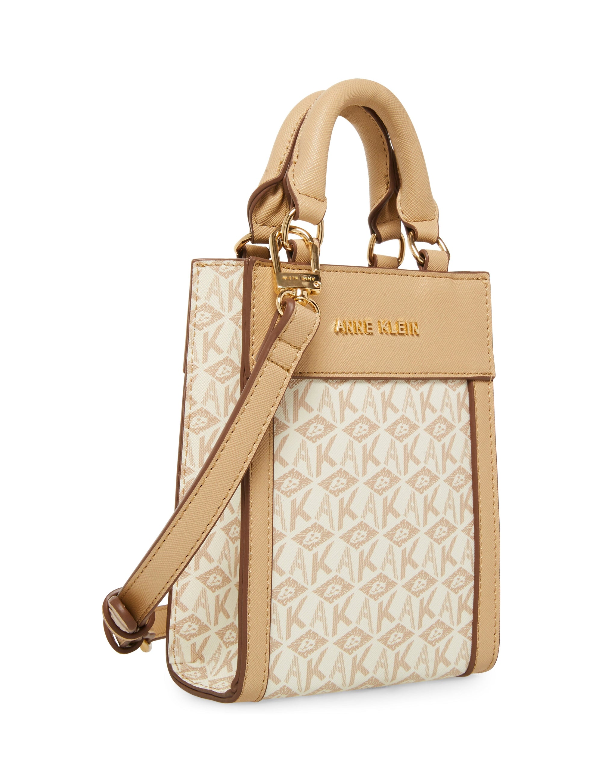 Mini N-S Ak Cube Logo Crossbody | Anne Klein