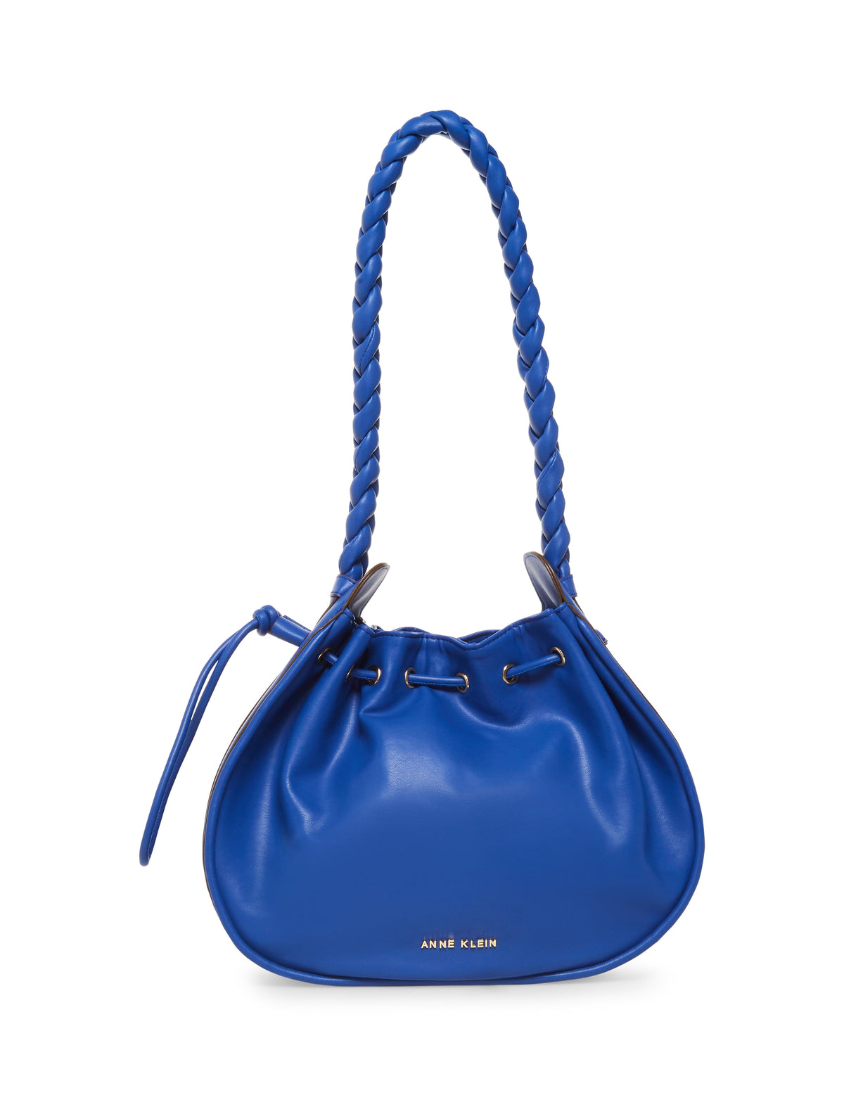 Anne Klein Lazuli Blue Hobo Bag With Braided Strap