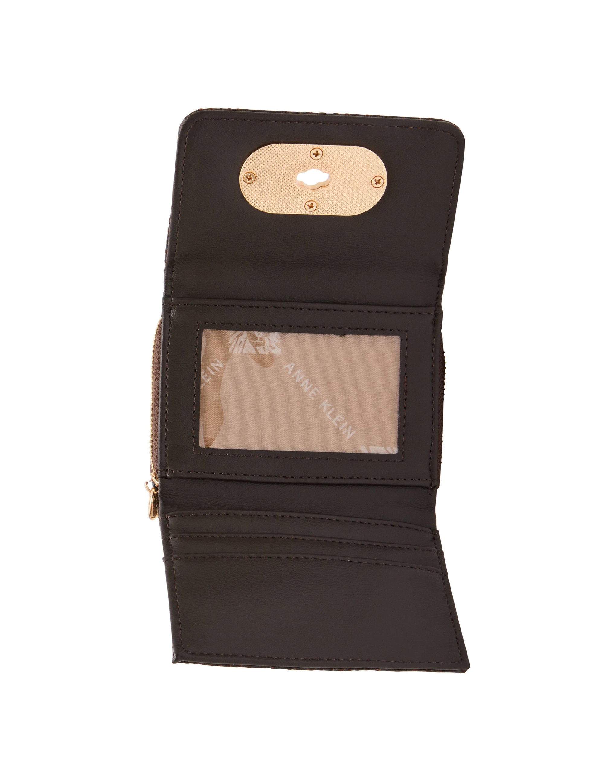 Faux Snake Oval Turnlock Flap Wallet WALLET Madden - Handbags