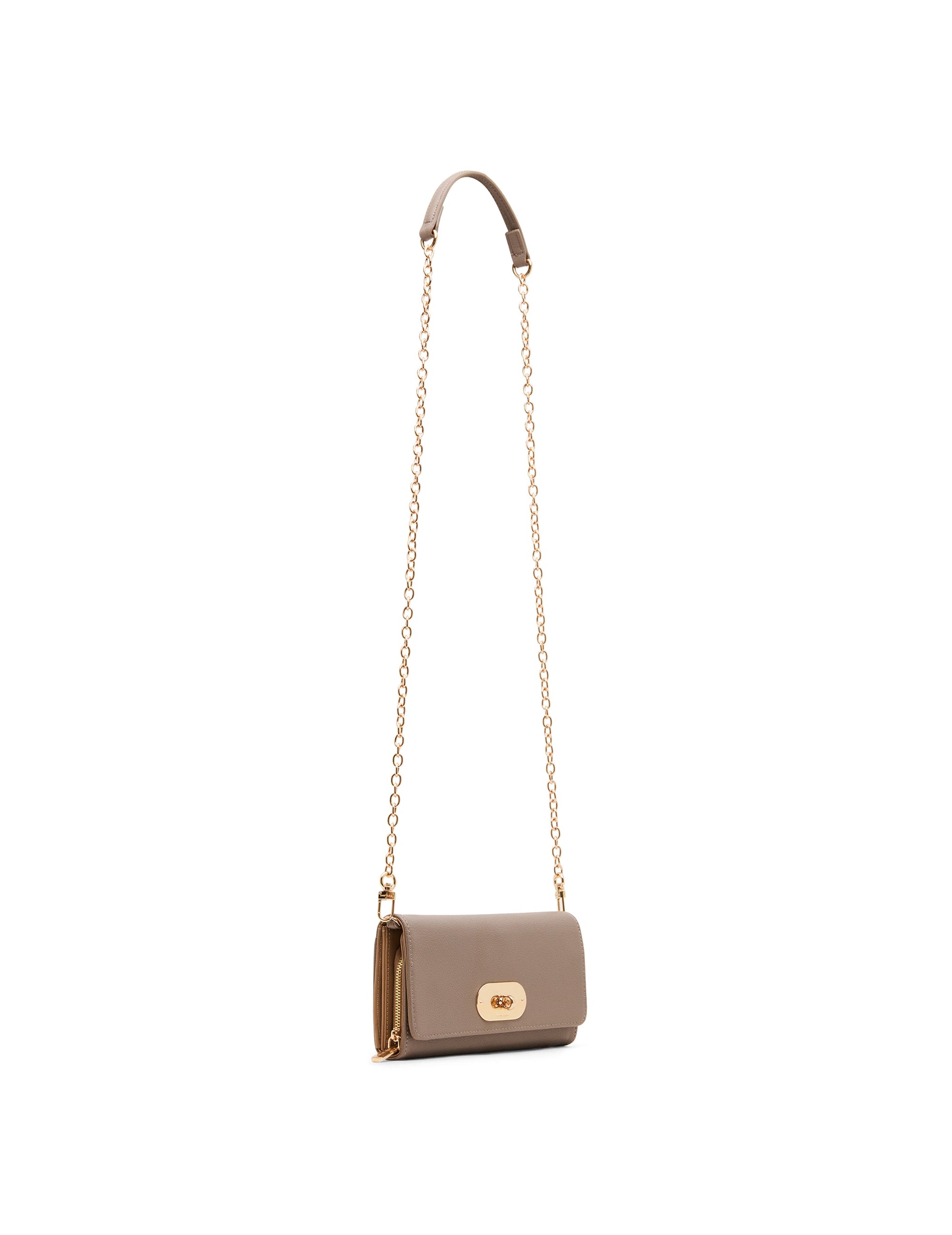 Oval Turnlock Boxed Wallet on Chain WALLET ON CHAIN Madden - Handbags