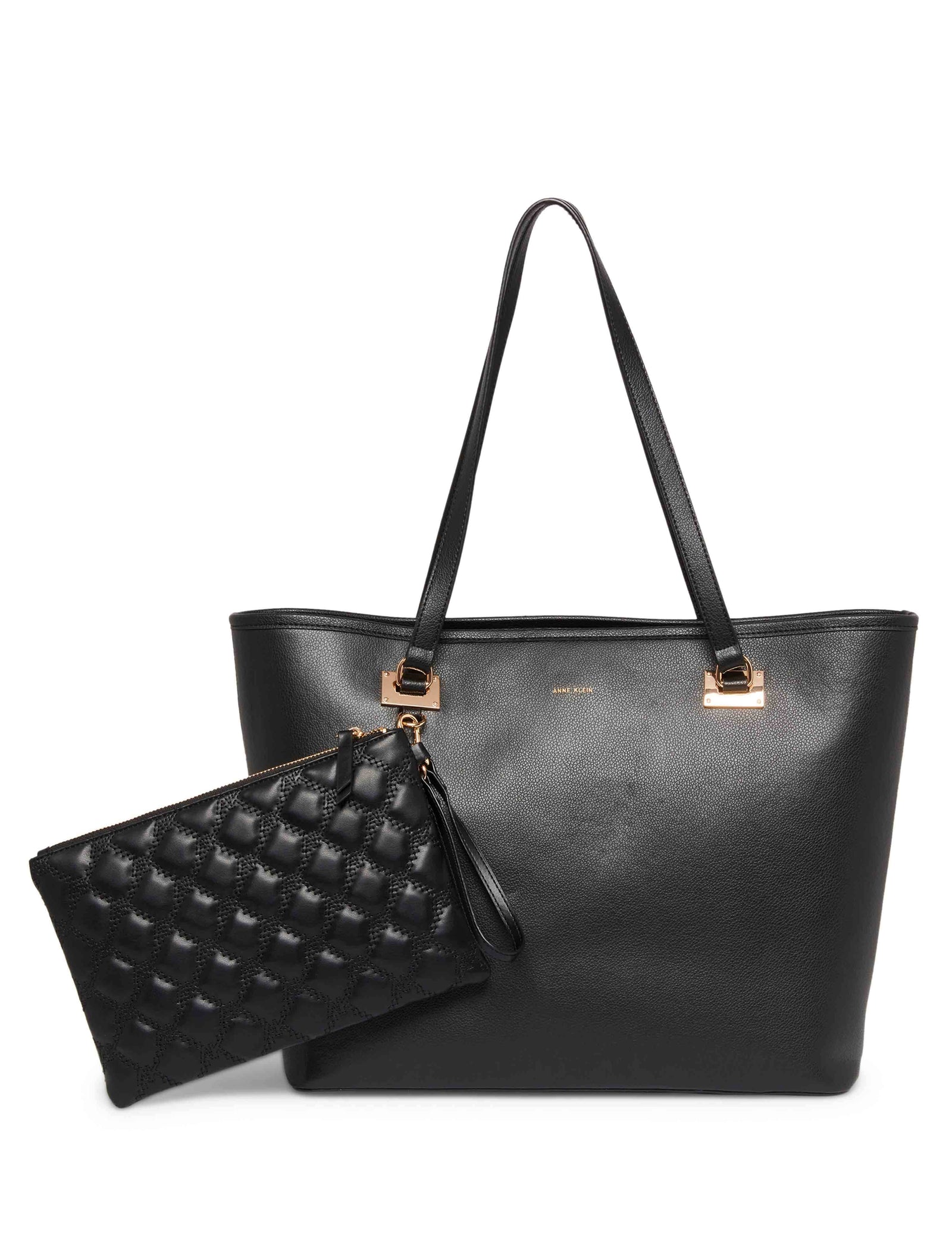 Calvin Klein Women`s Brown Logo Print Large Shopper Tote Bag Handbag Purse  - Calvin Klein bag 