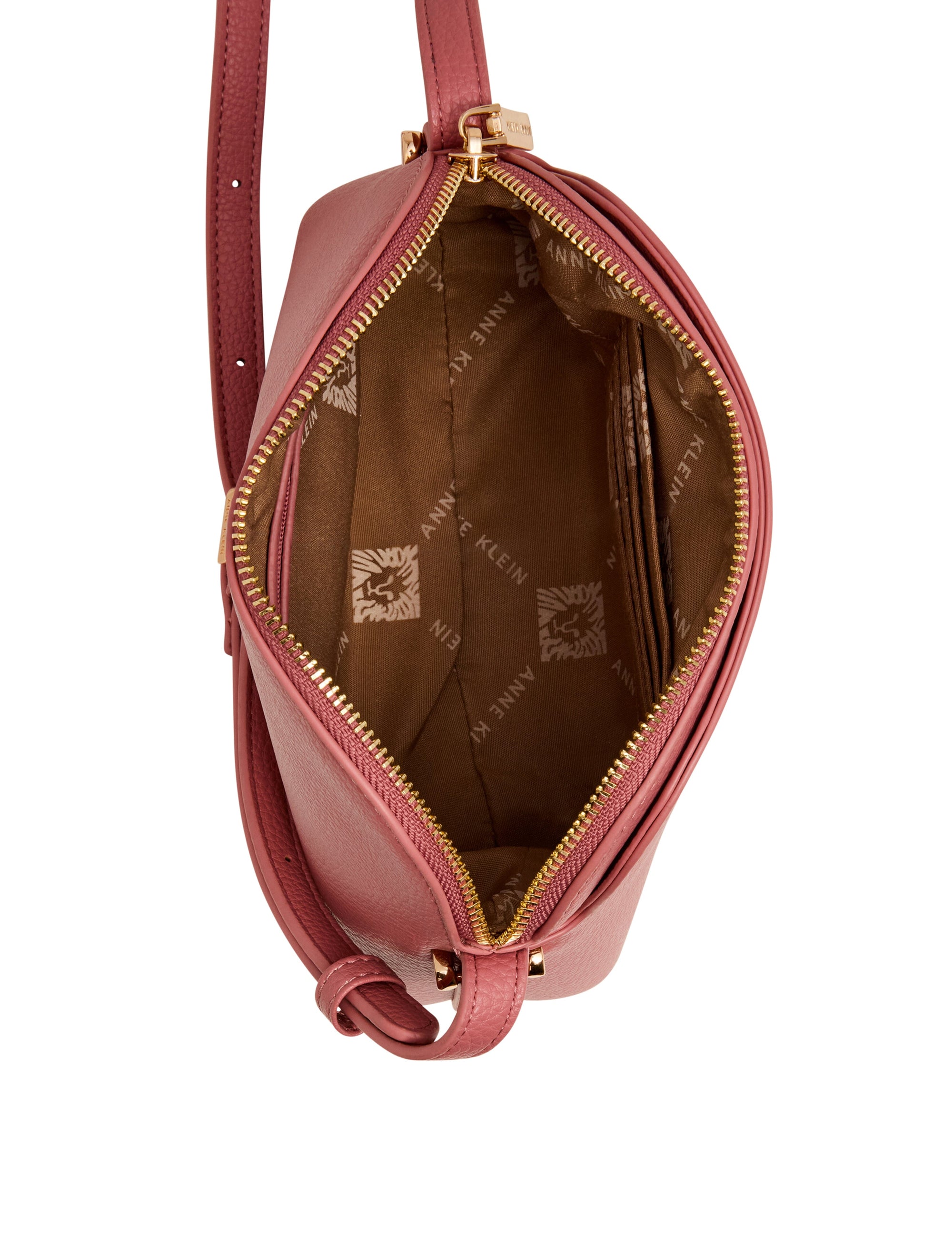 Anne Klein Dome Crossbody Bag with Detachable Card Case