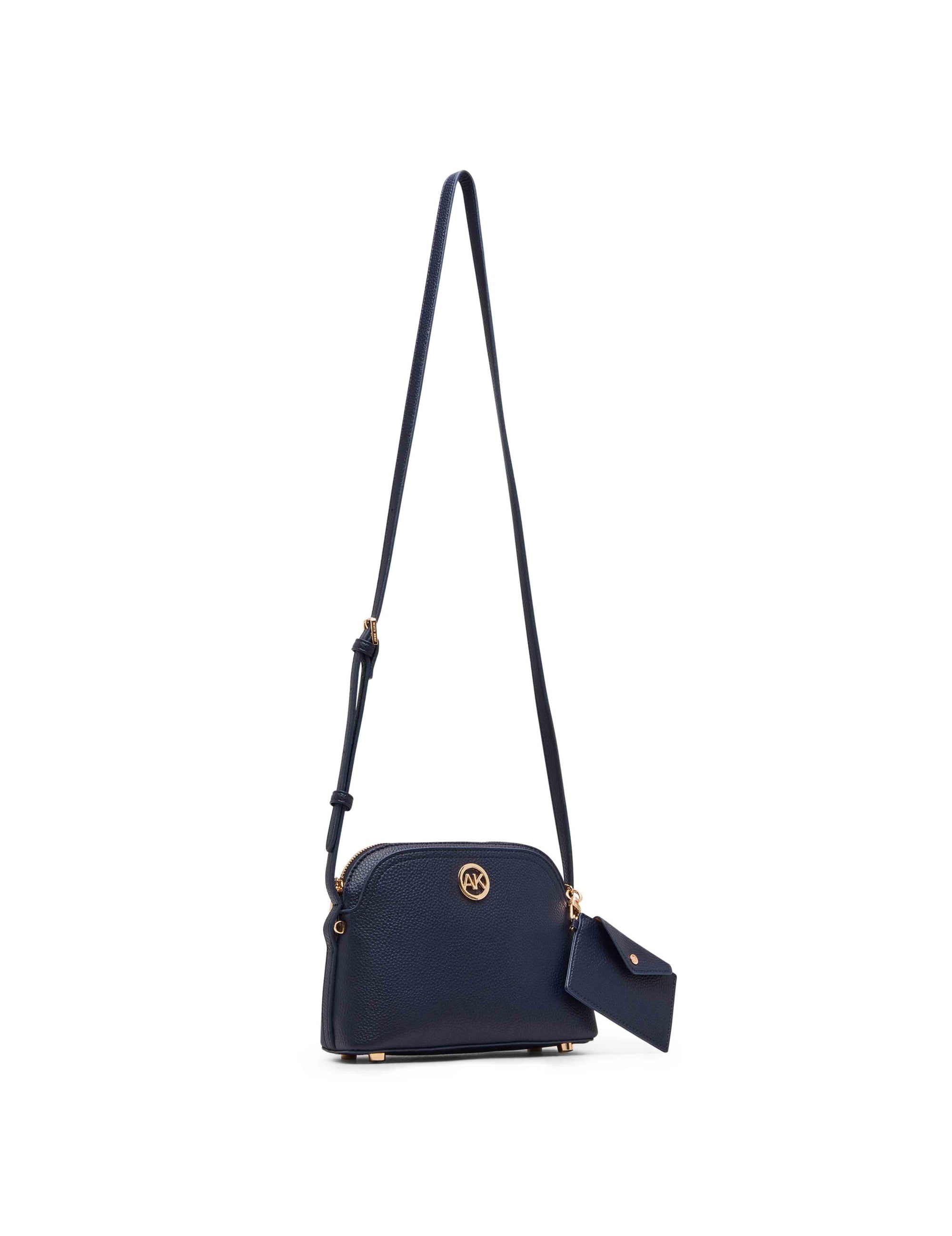 Anne Klein Dome Crossbody with Detachable Card Case