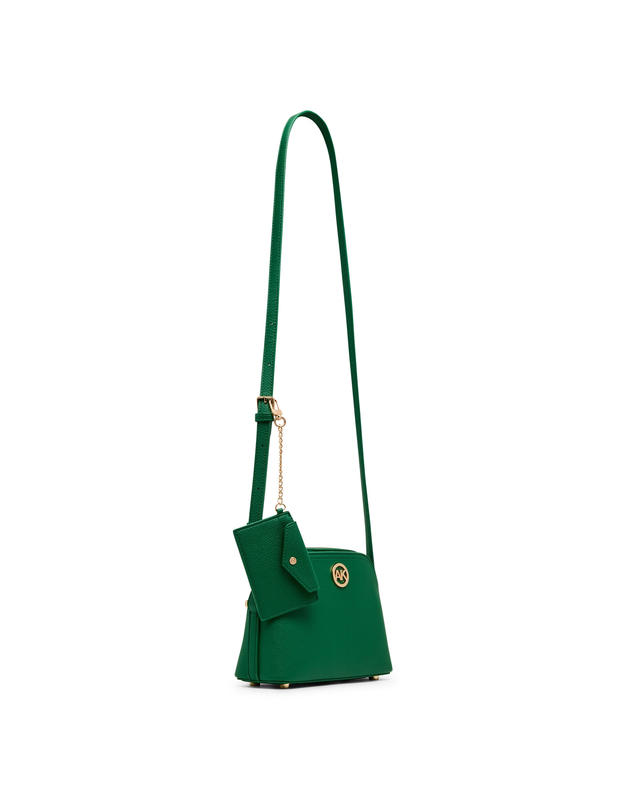 Anne Klein Dome Crossbody Bag with Detachable Card Case