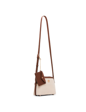 Anne Klein Dome Crossbody Bag with Detachable Card Case