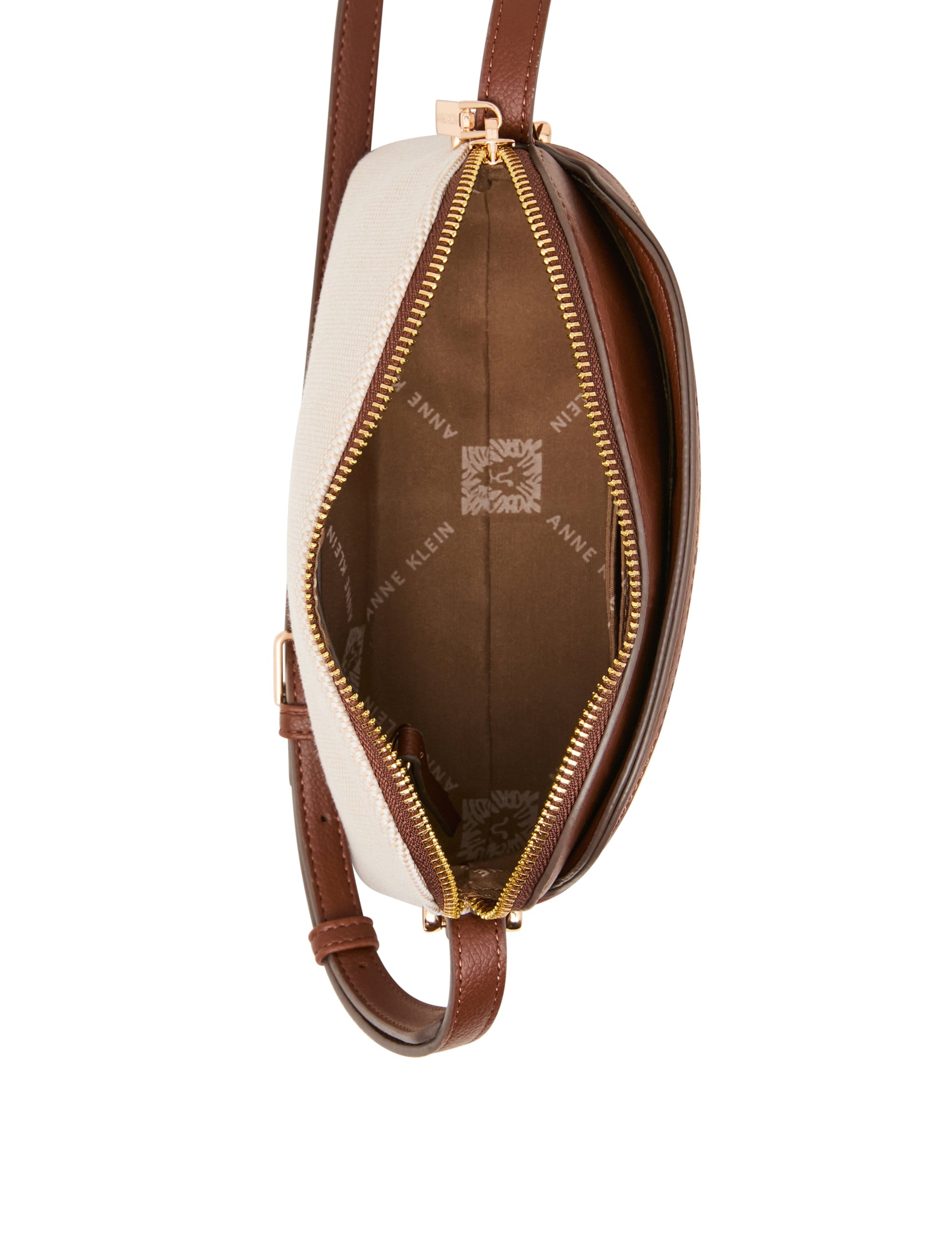 Anne Klein Dome Crossbody Bag with Detachable Card Case