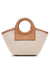 Round Handle Straw Satchel Handbags Madden - Handbags